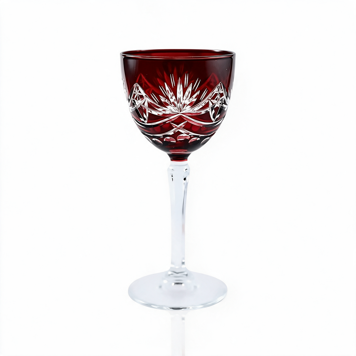 Vintage Cut Crystal Cocktail Glass - Margerie Crystal USA