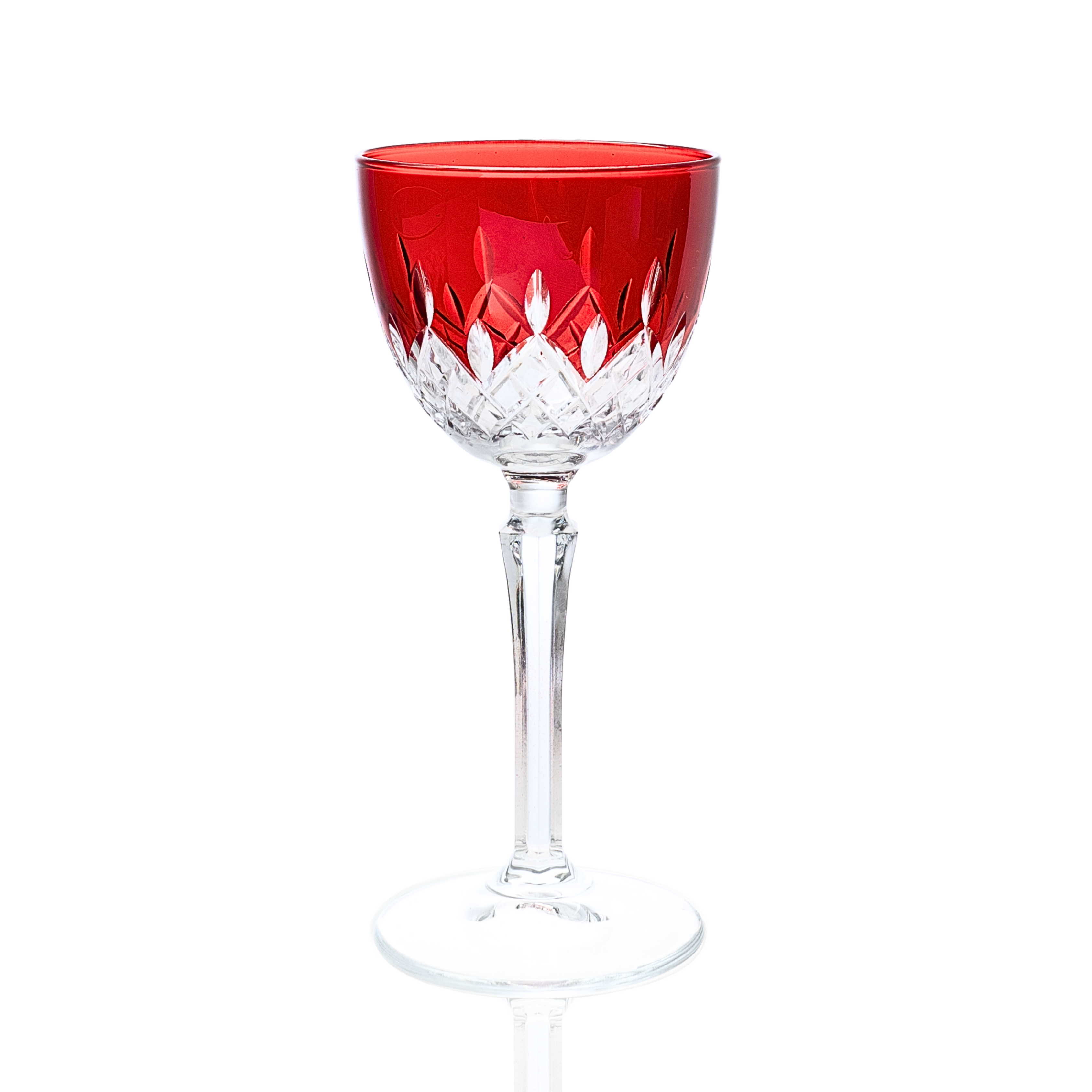 Aria Vintage Cut Crystal Cocktail Glasses - Set Of 2 - Margerie Crystal USA