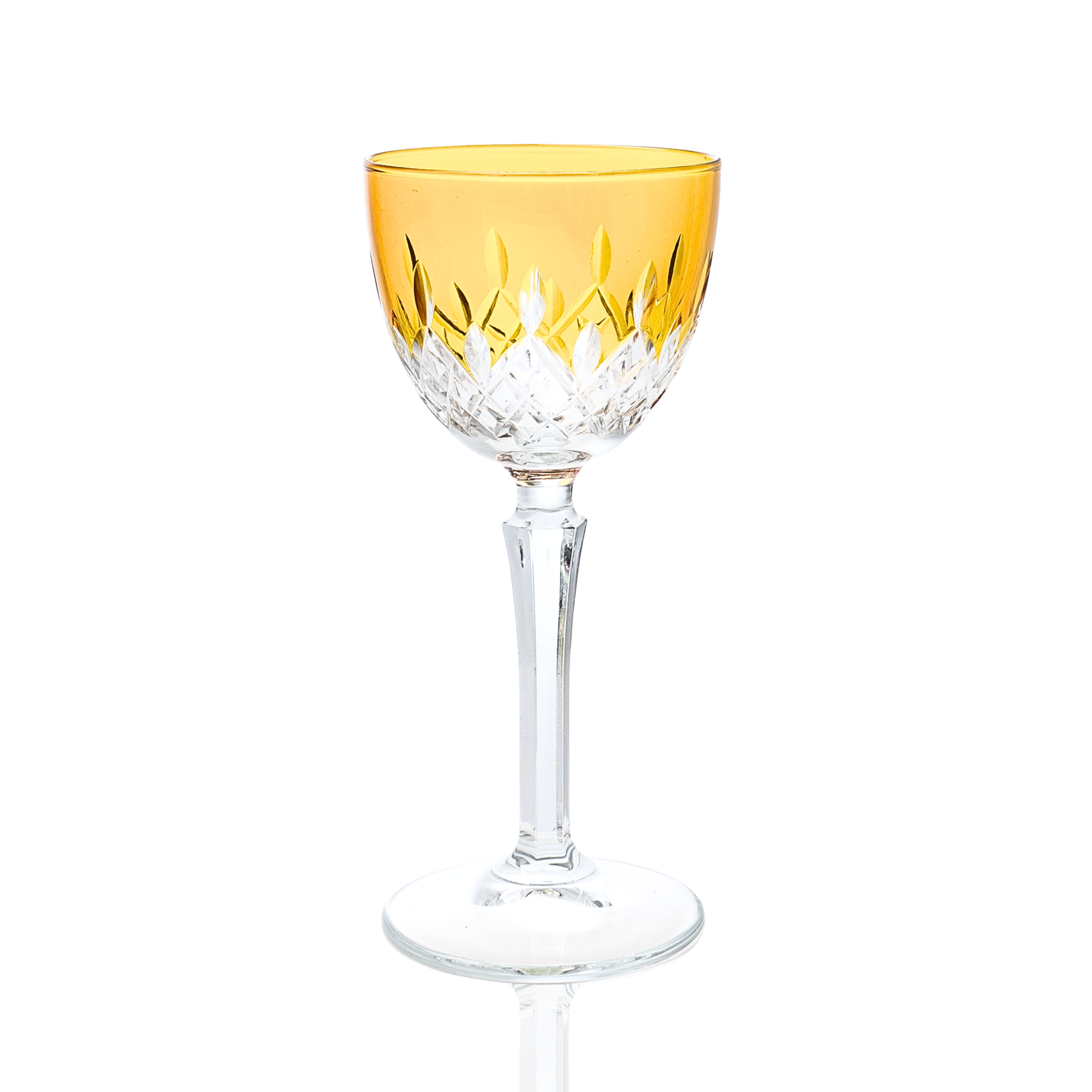 Aria Vintage Cut Crystal Cocktail Glasses - Set Of 2 - Margerie Crystal USA