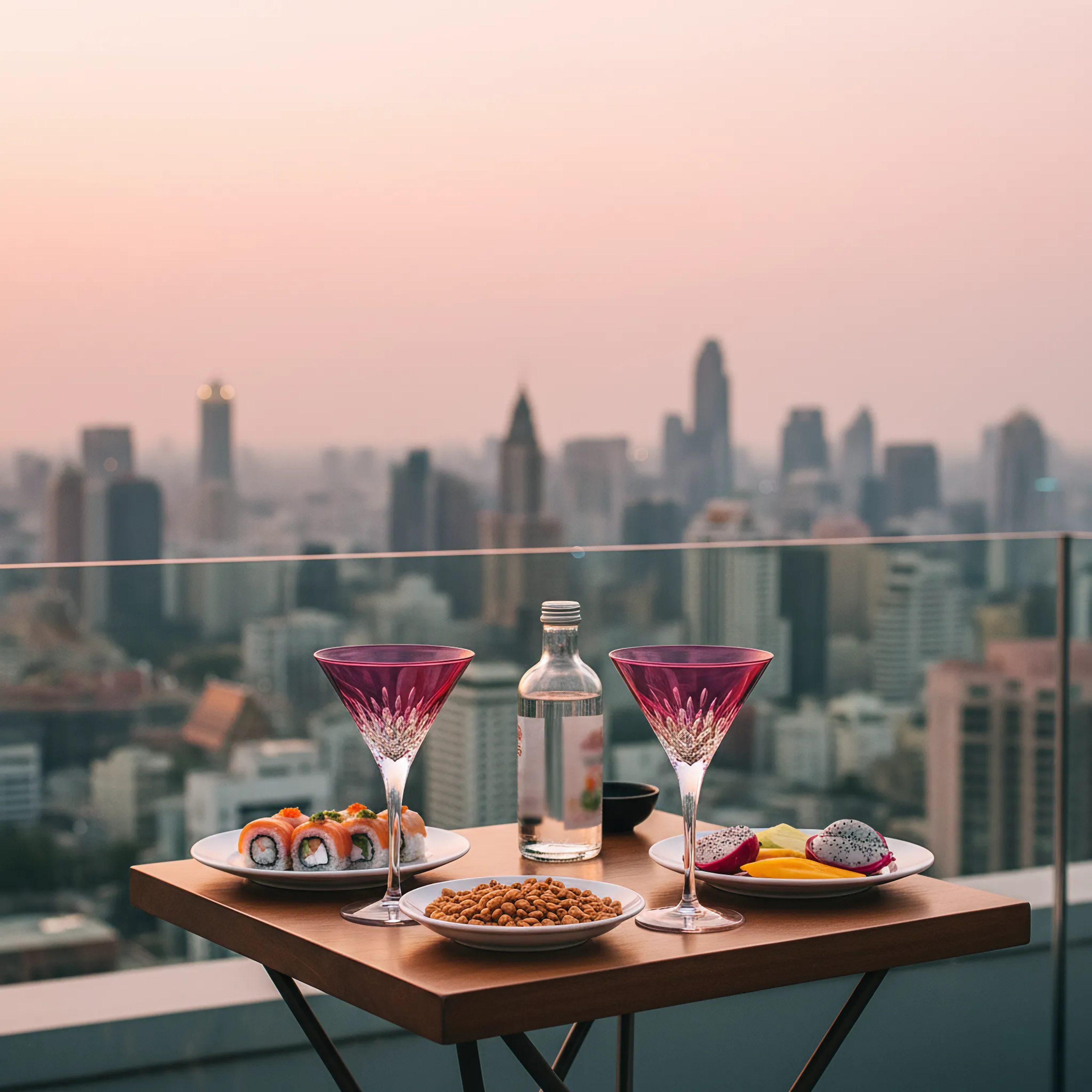 Aria Martini Glass - Set Of 2 - Margerie Crystal USA