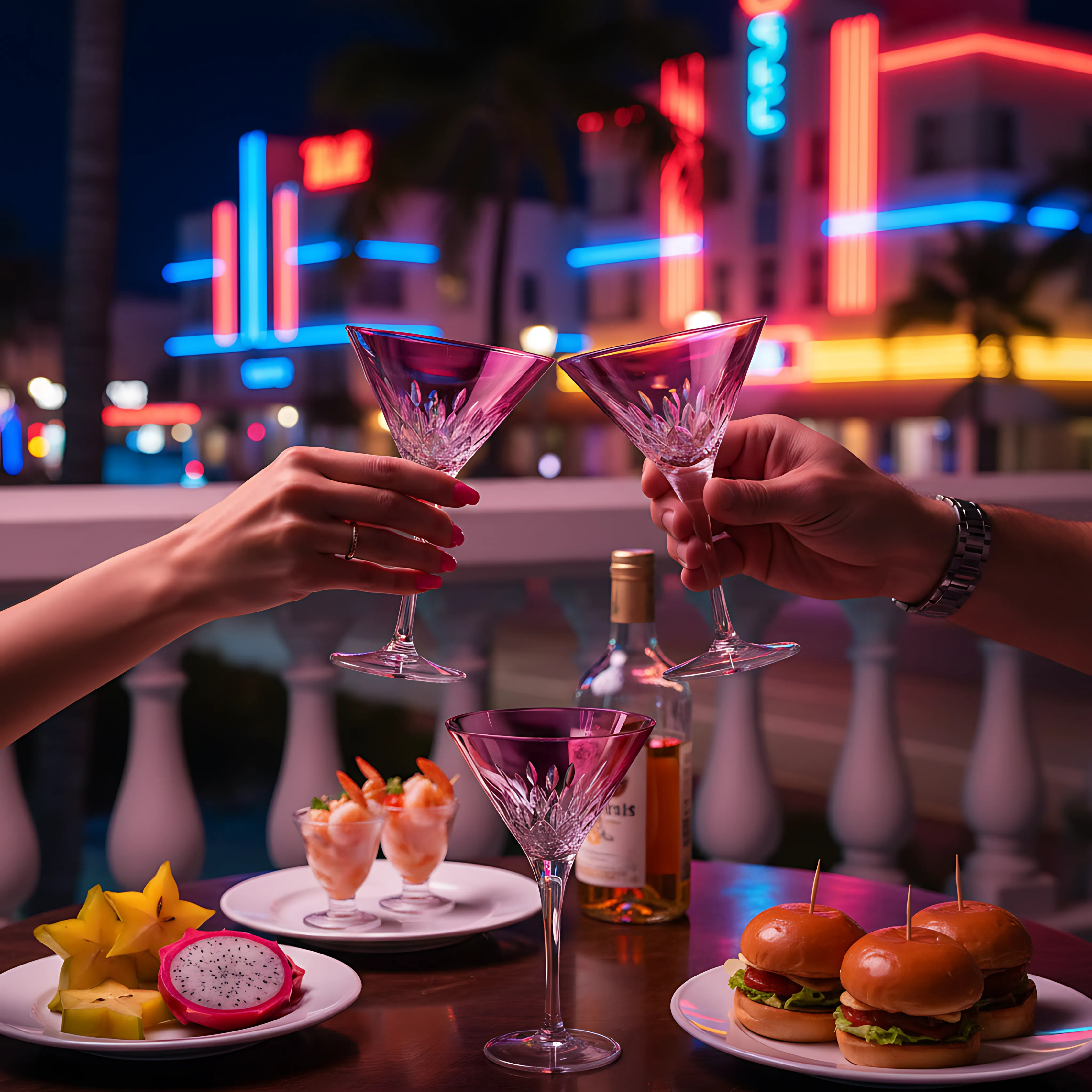 Aria Martini Glass - Set Of 2 - Margerie Crystal USA