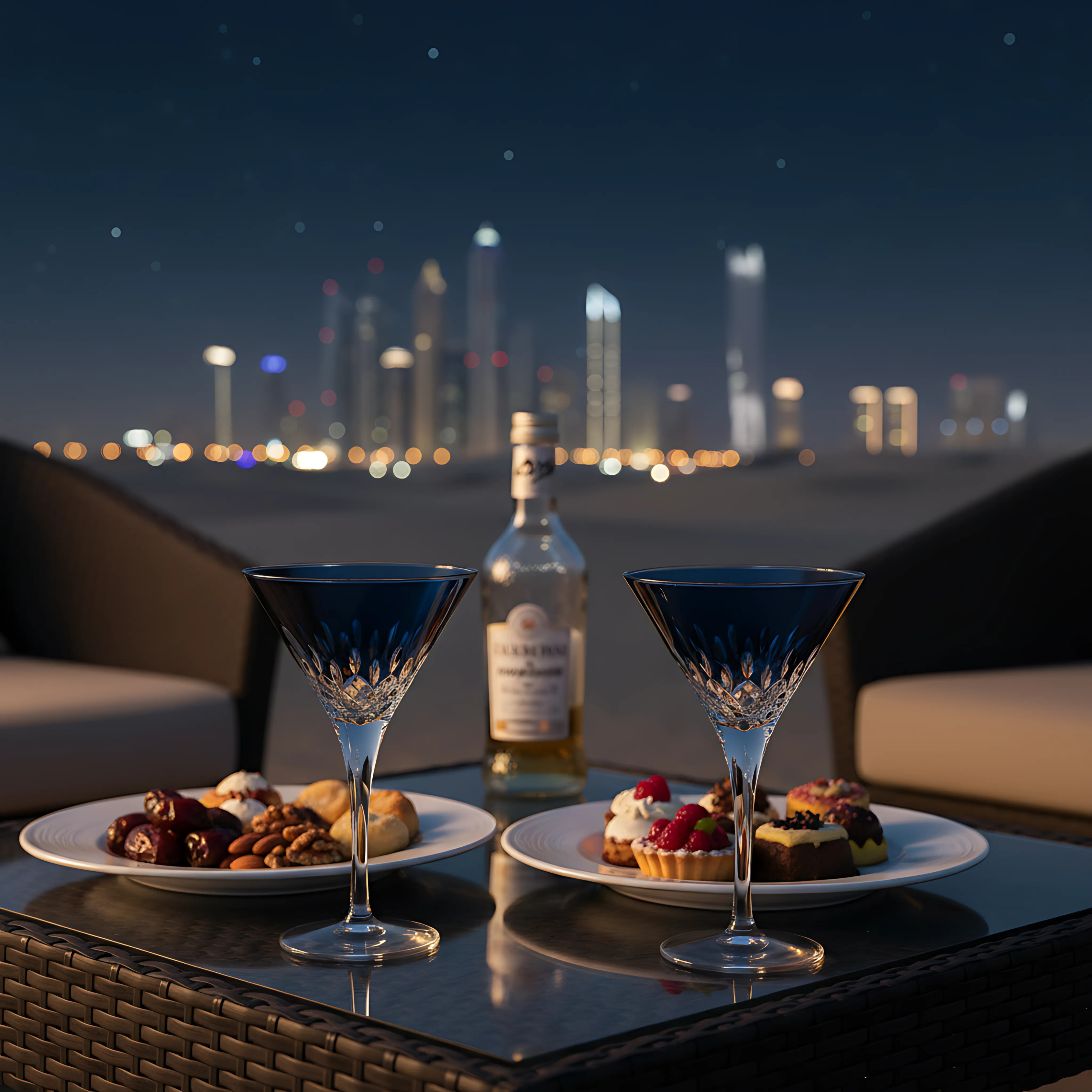 Aria Martini Glass - Set Of 2 - Margerie Crystal USA