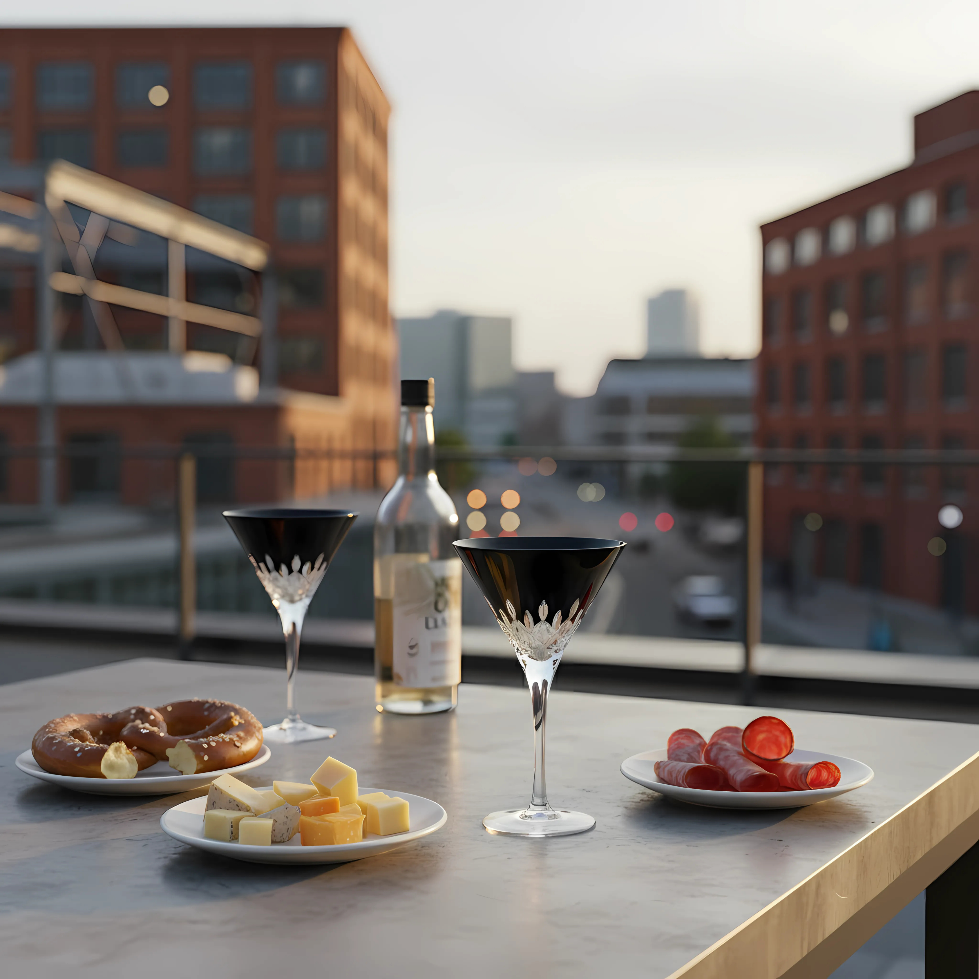 Aria Martini Glass - Set Of 2 - Margerie Crystal USA