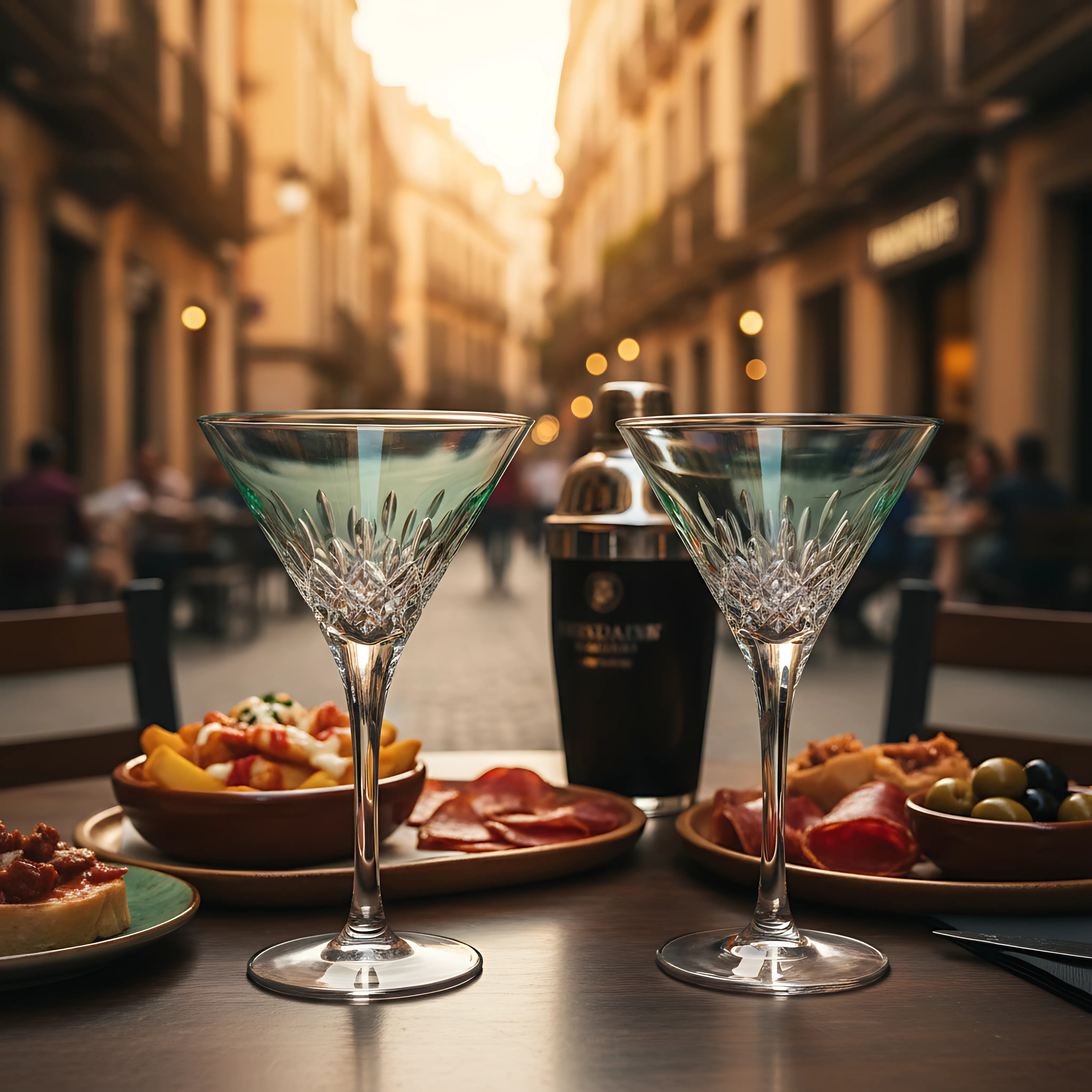 Aria Martini Glass - Set Of 2 - Margerie Crystal USA