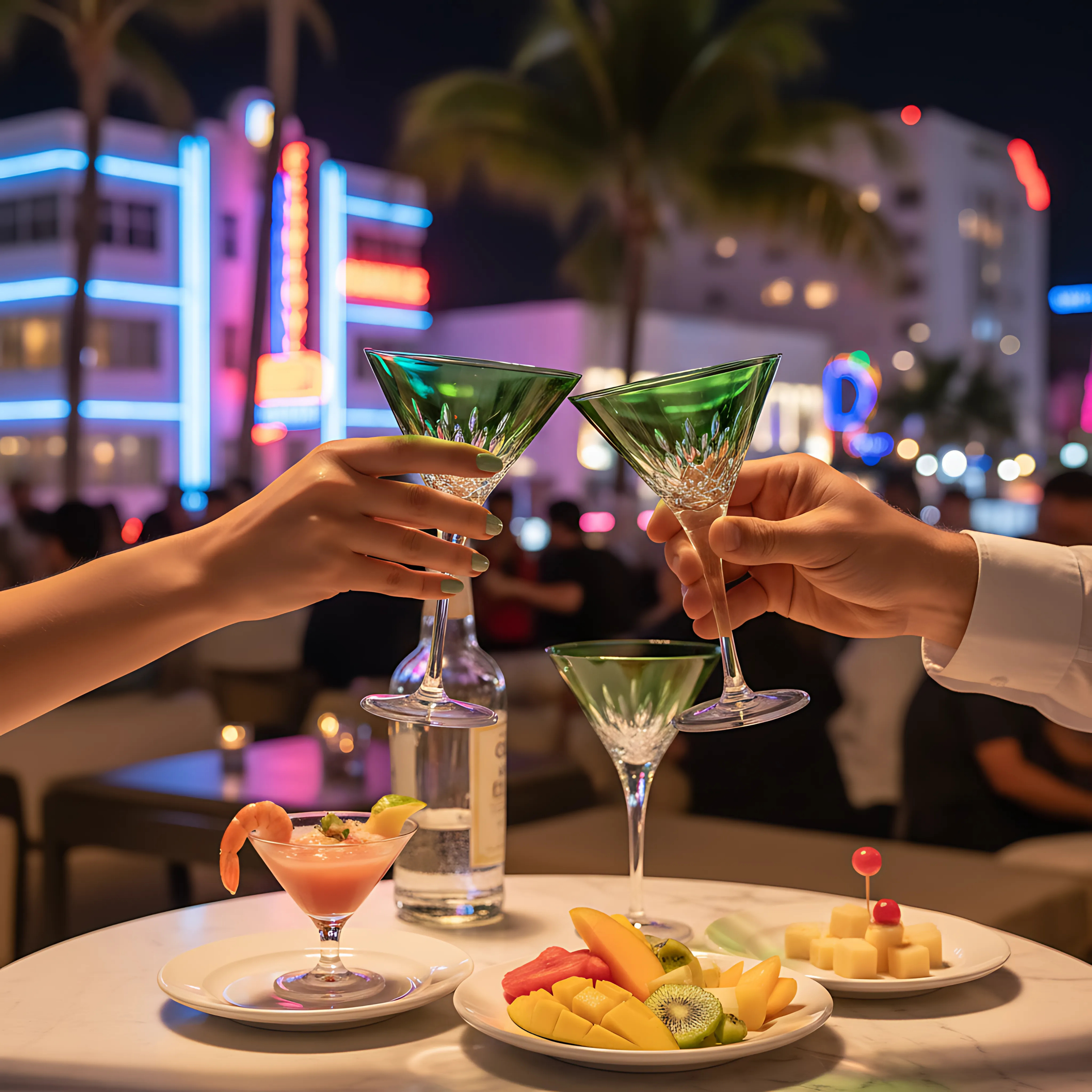 Aria Martini Glass - Set Of 2 - Margerie Crystal USA