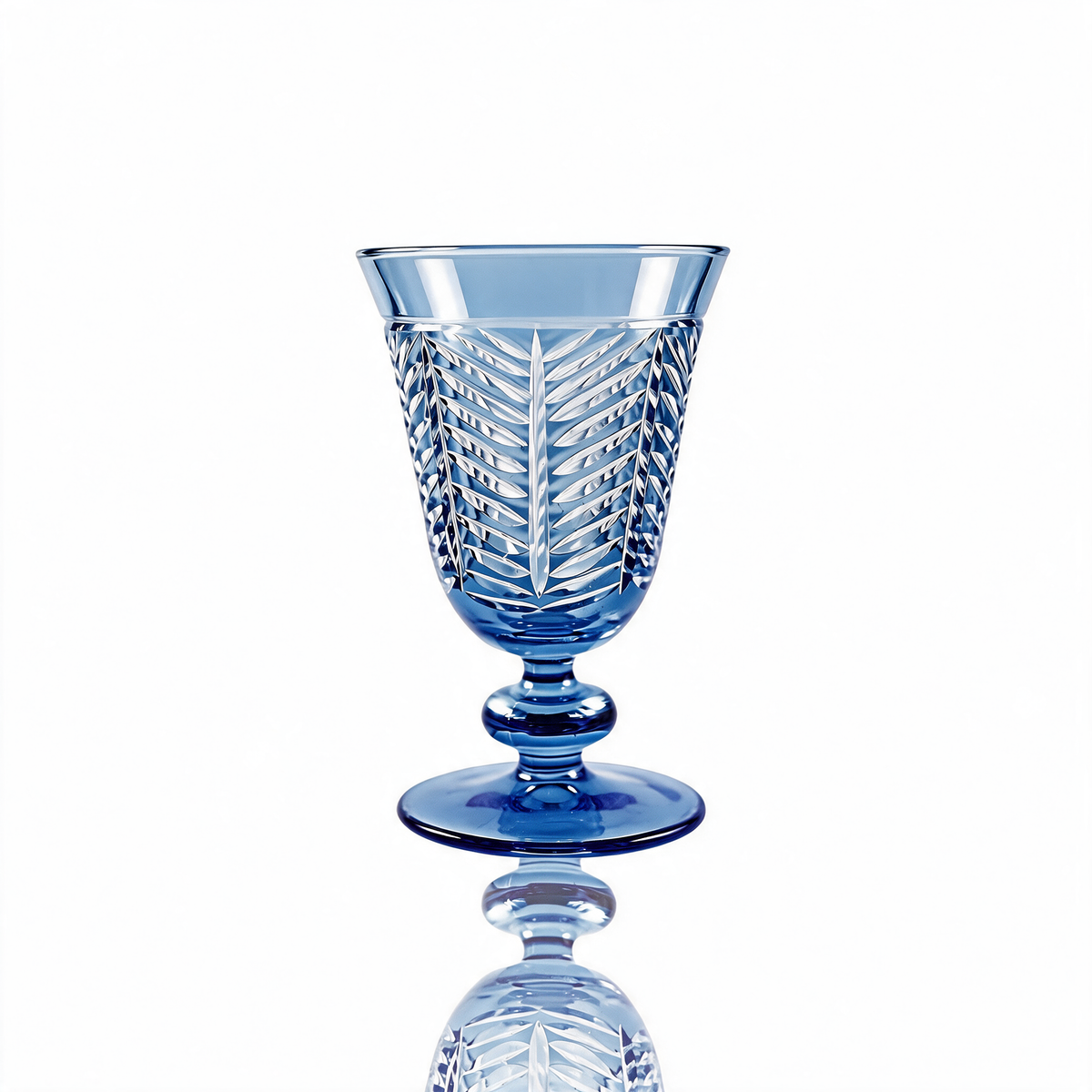 Lanza Cut Crystal Wine Goblet