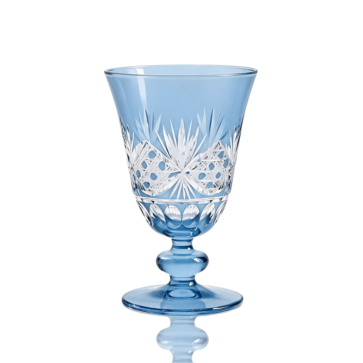 Verre à pied taillé Victorian