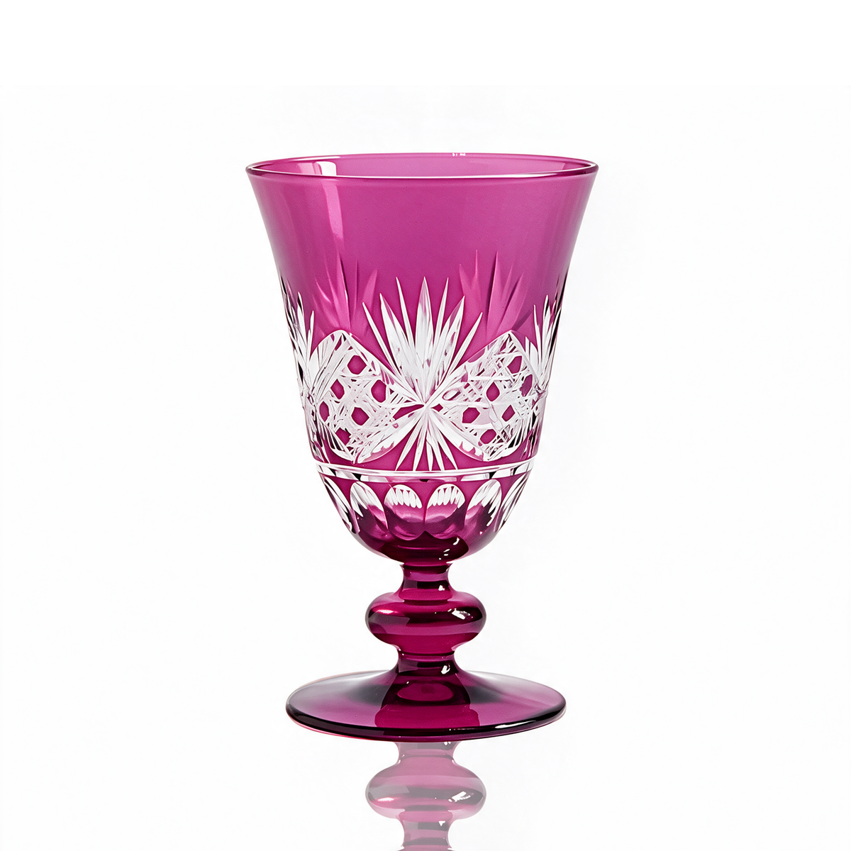 Verre à pied taillé Victorian