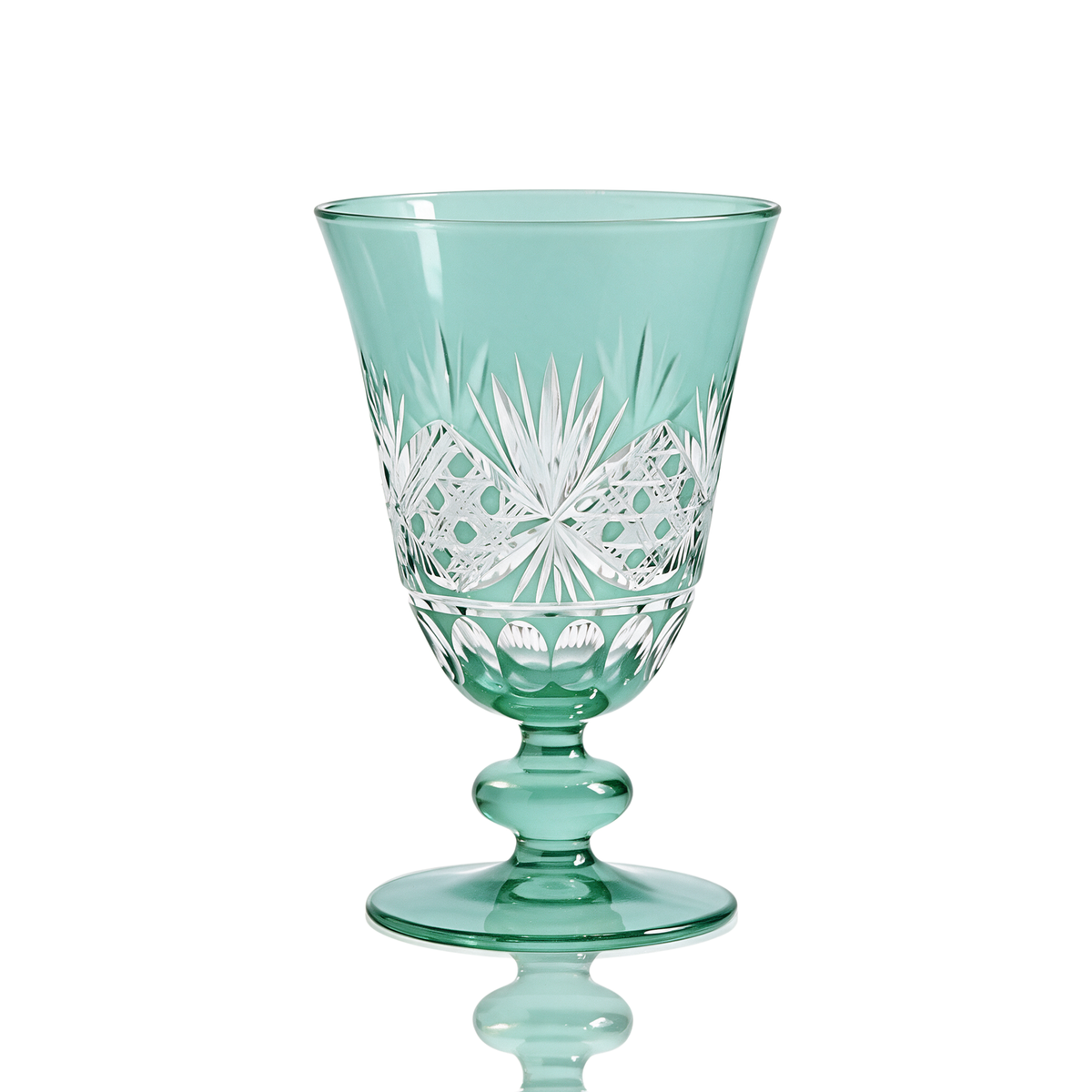 Verre à pied taillé Victorian