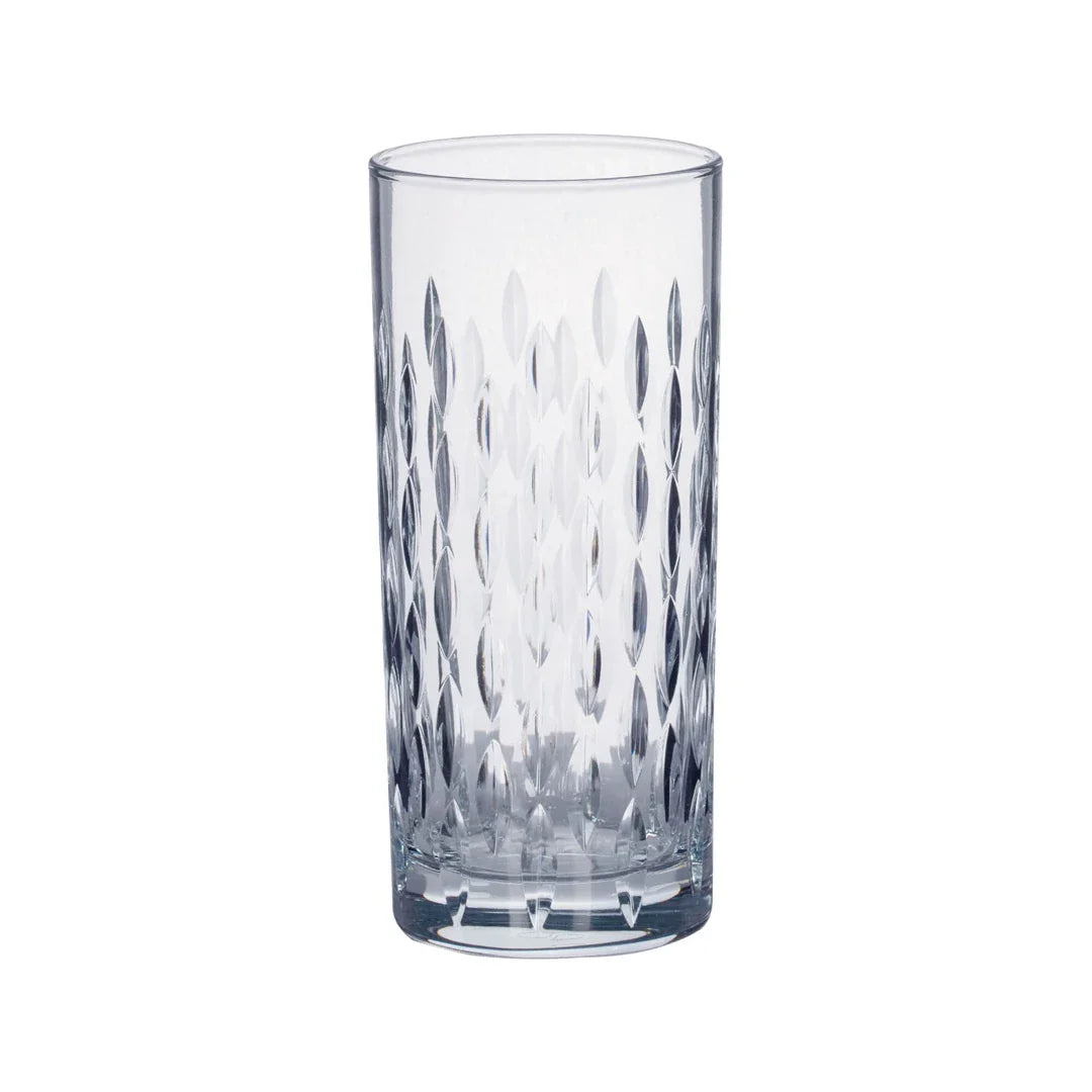 Royal Cut Crystal Highball Glasses - Set Of 2 - Margerie Crystal USA