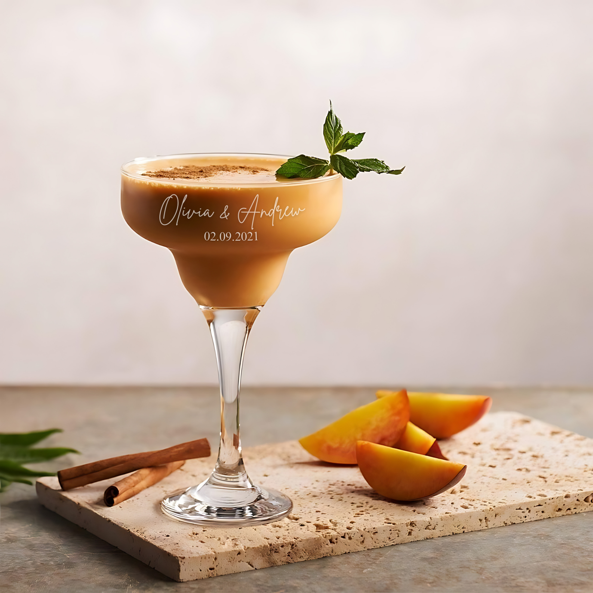 Personalized Margarita Glasses - Set Of 2