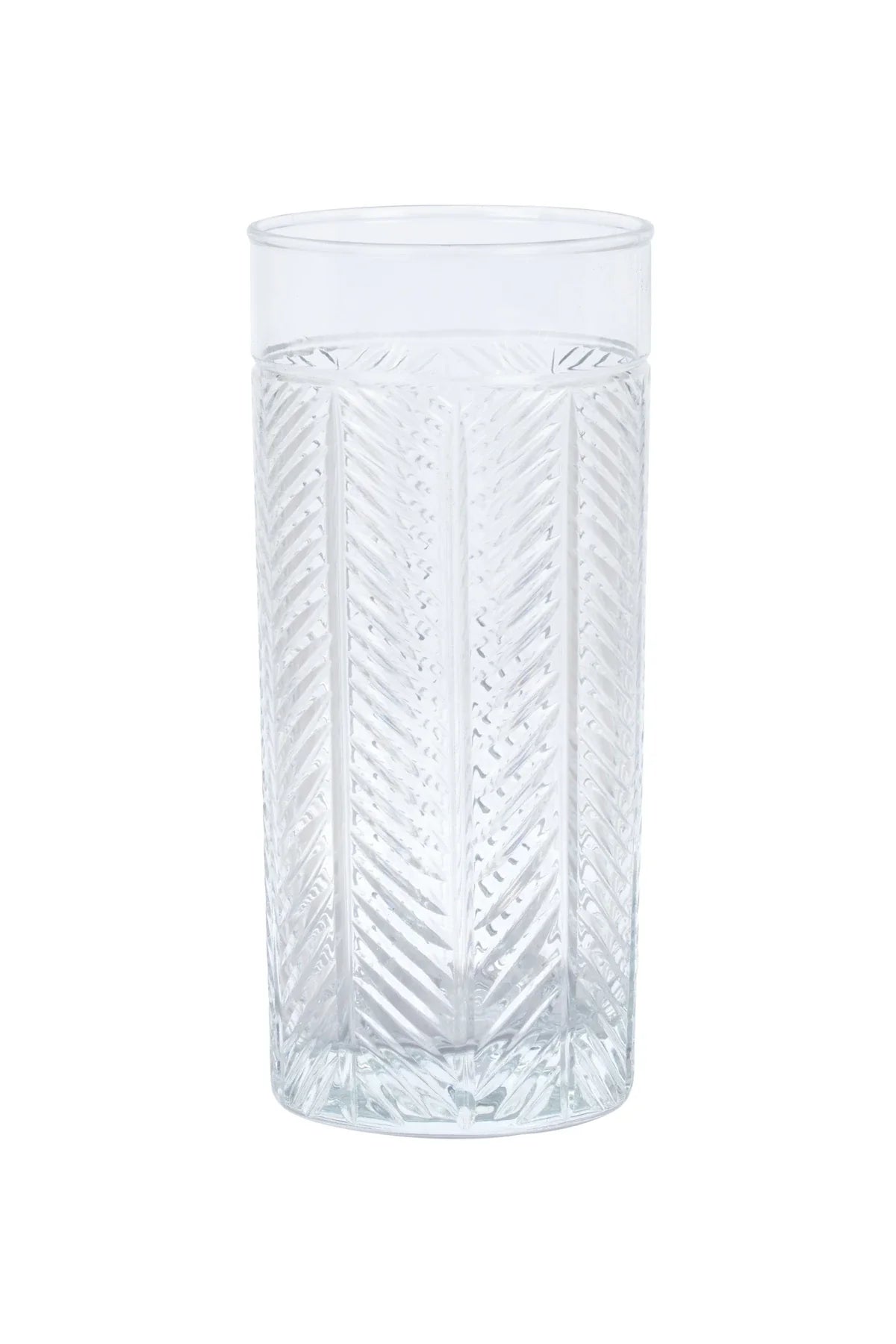 Lanza Cut Crystal Highball Glasses - Set Of 2 - Margerie Crystal USA