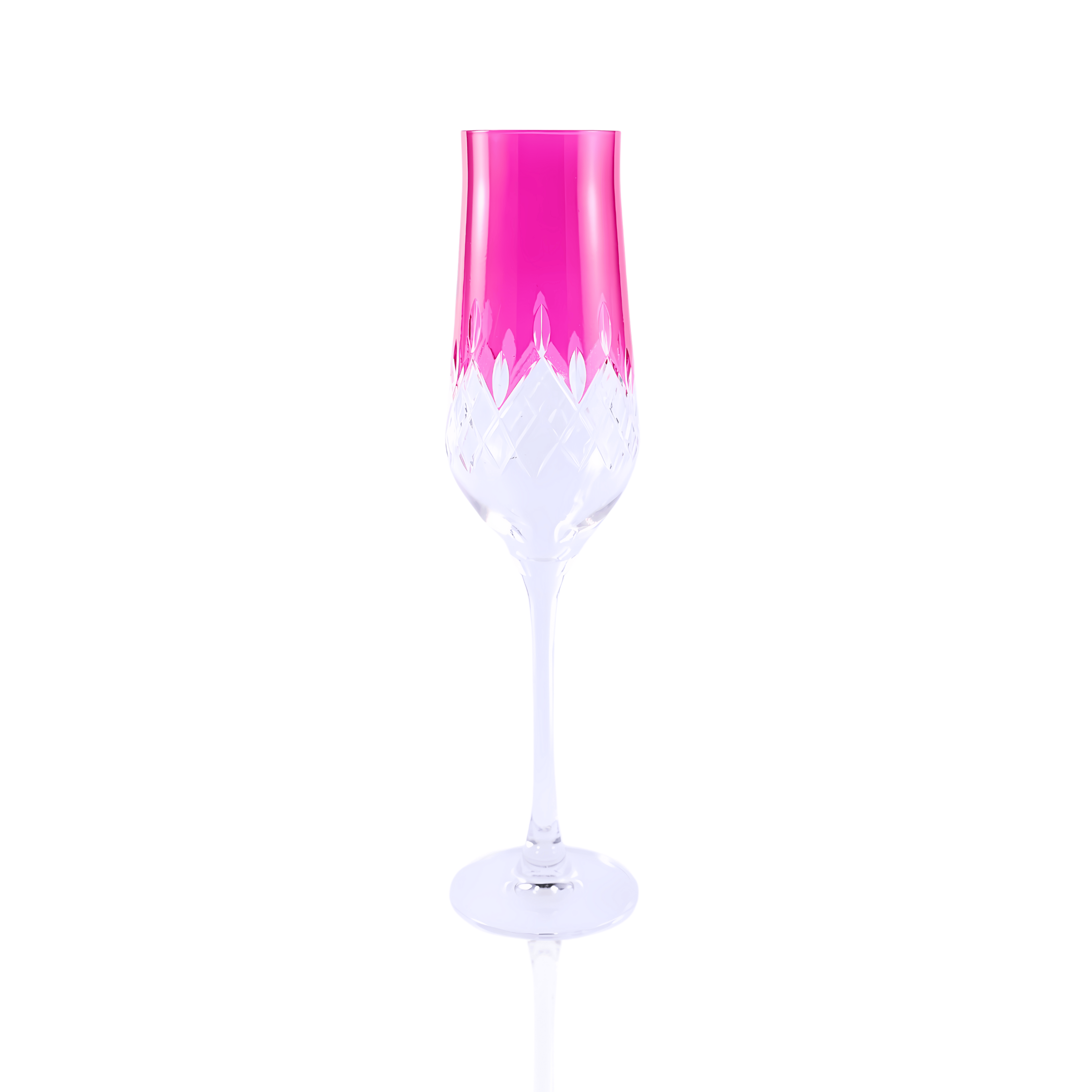 Aria Champagne Flute - Set Of 2 - Margerie Crystal USA