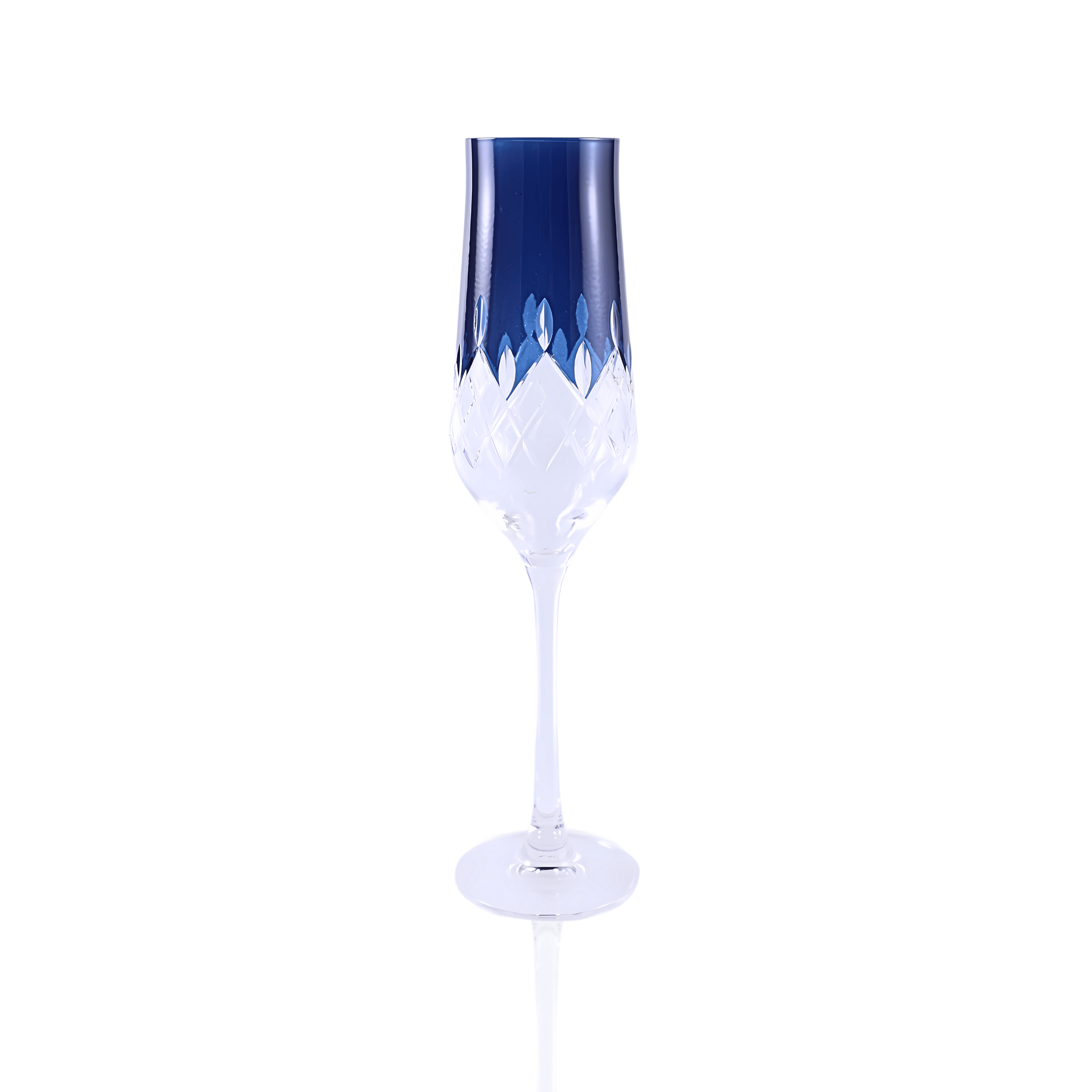 Aria Champagne Flute - Set Of 2 - Margerie Crystal USA