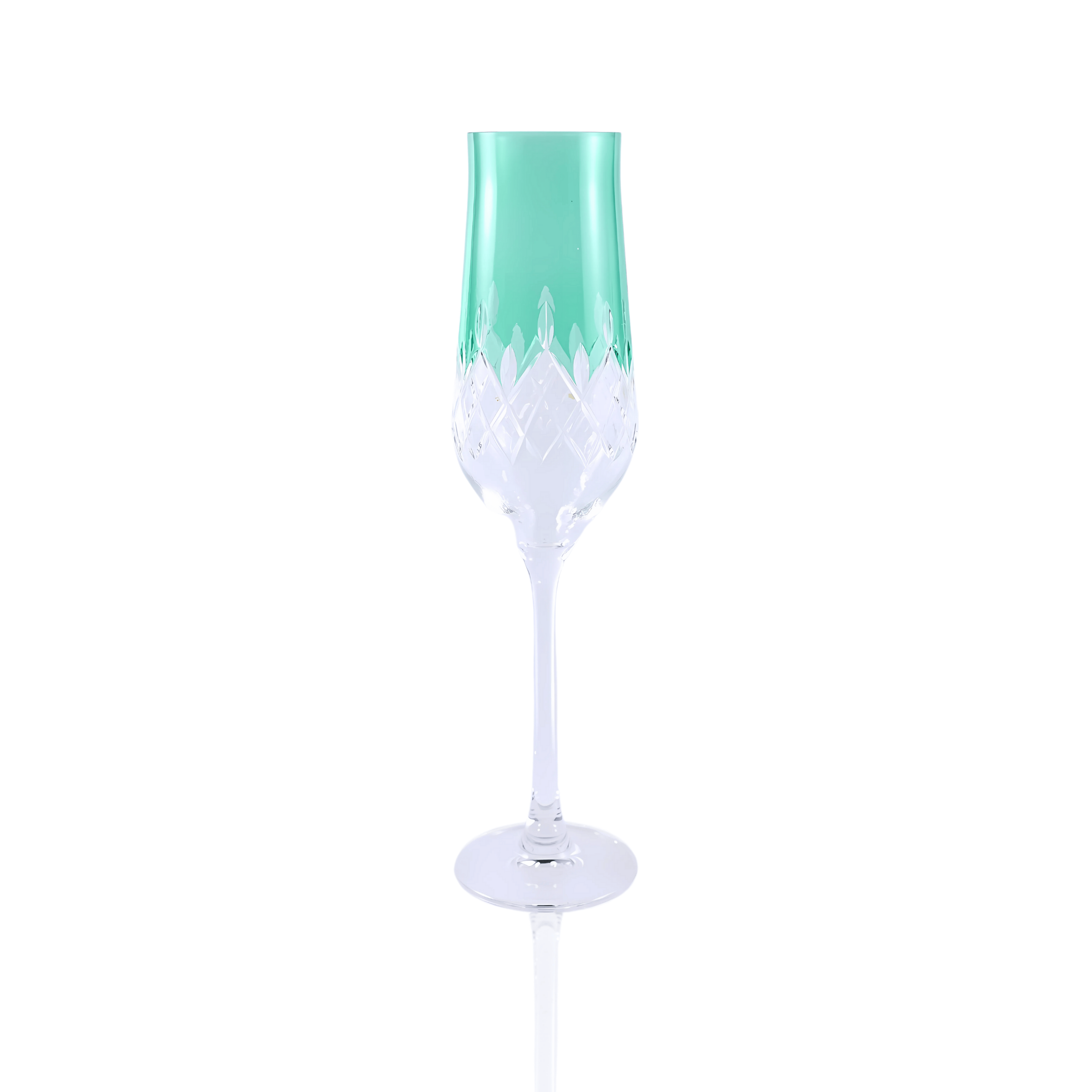 Aria Champagne Flute - Set Of 2 - Margerie Crystal USA