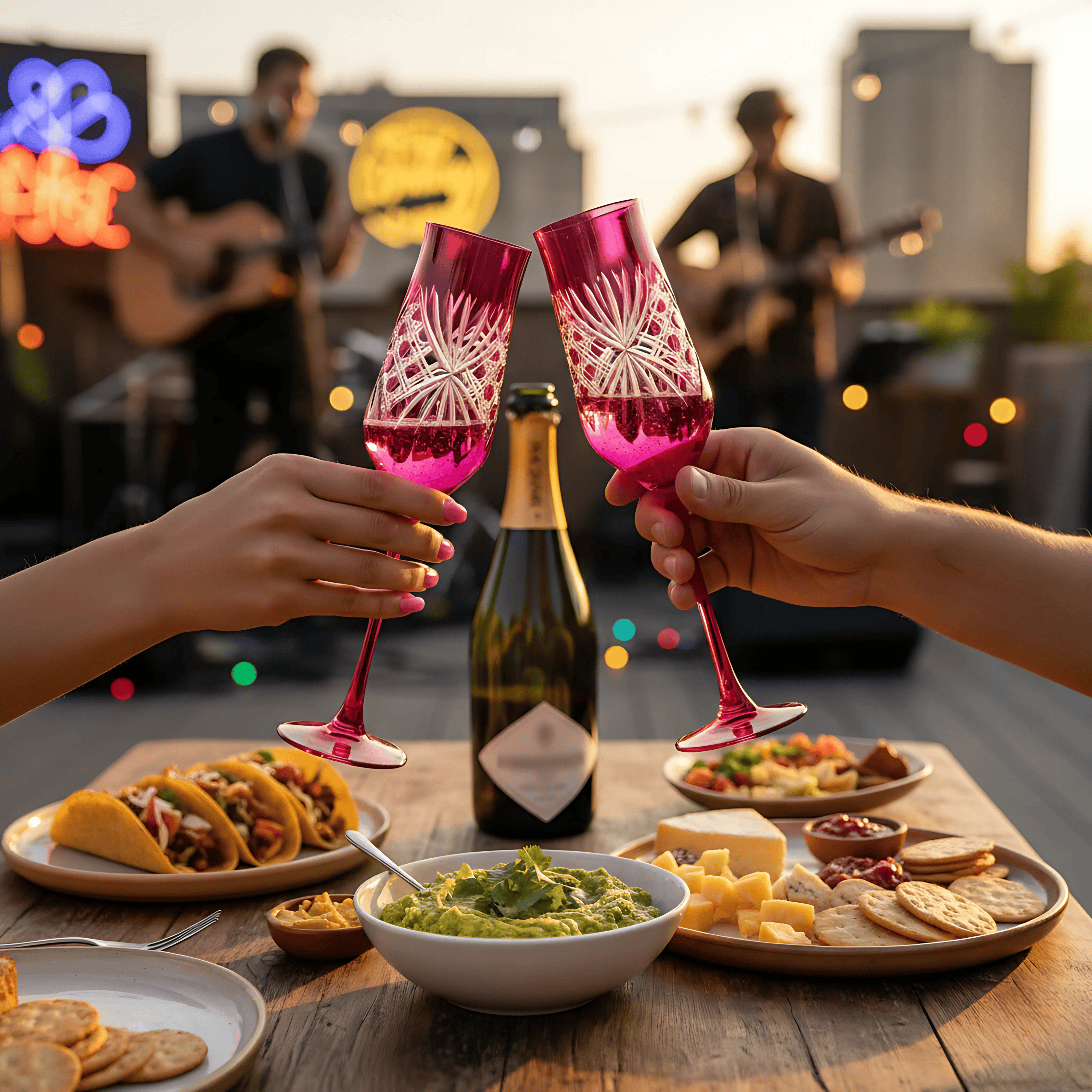 Éclat Champagne Flute - Set Of 2 - Margerie Crystal USA