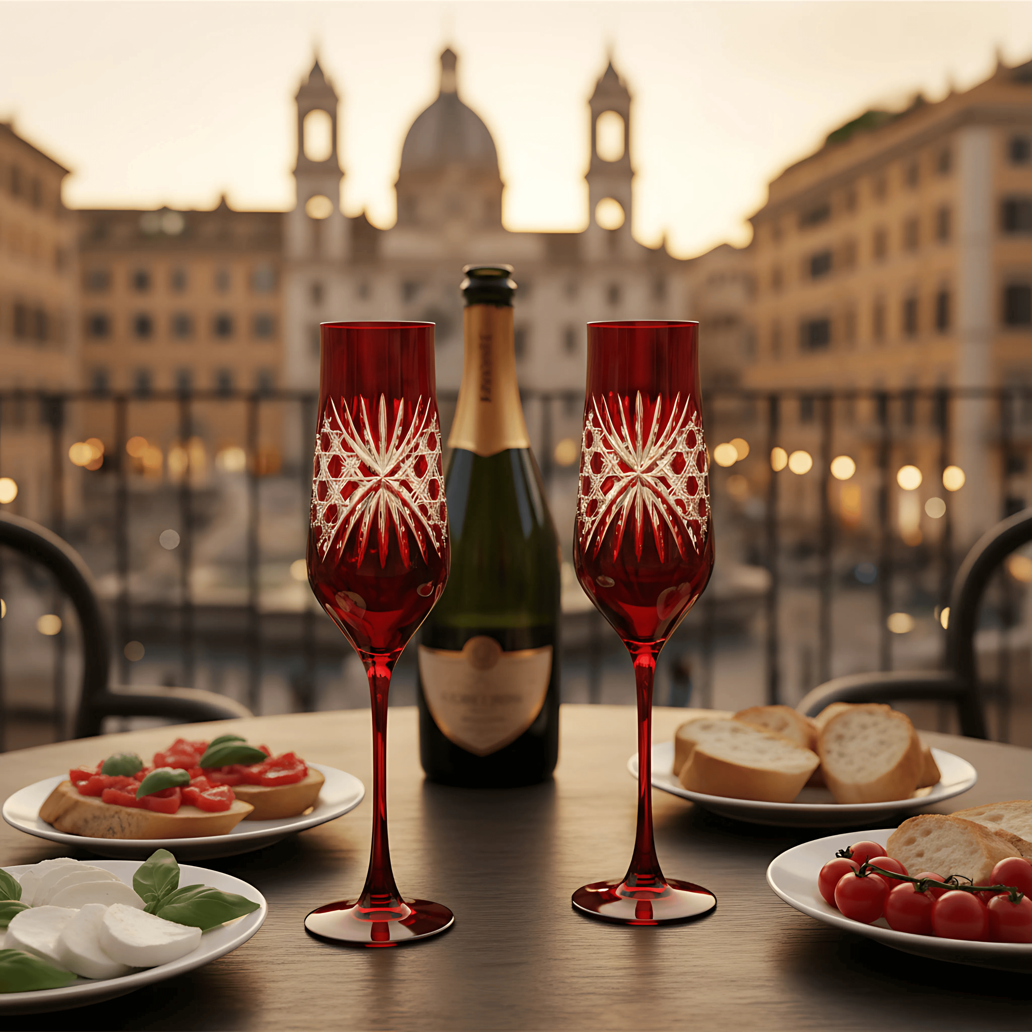 Éclat Champagne Flute - Set Of 2 - Margerie Crystal USA