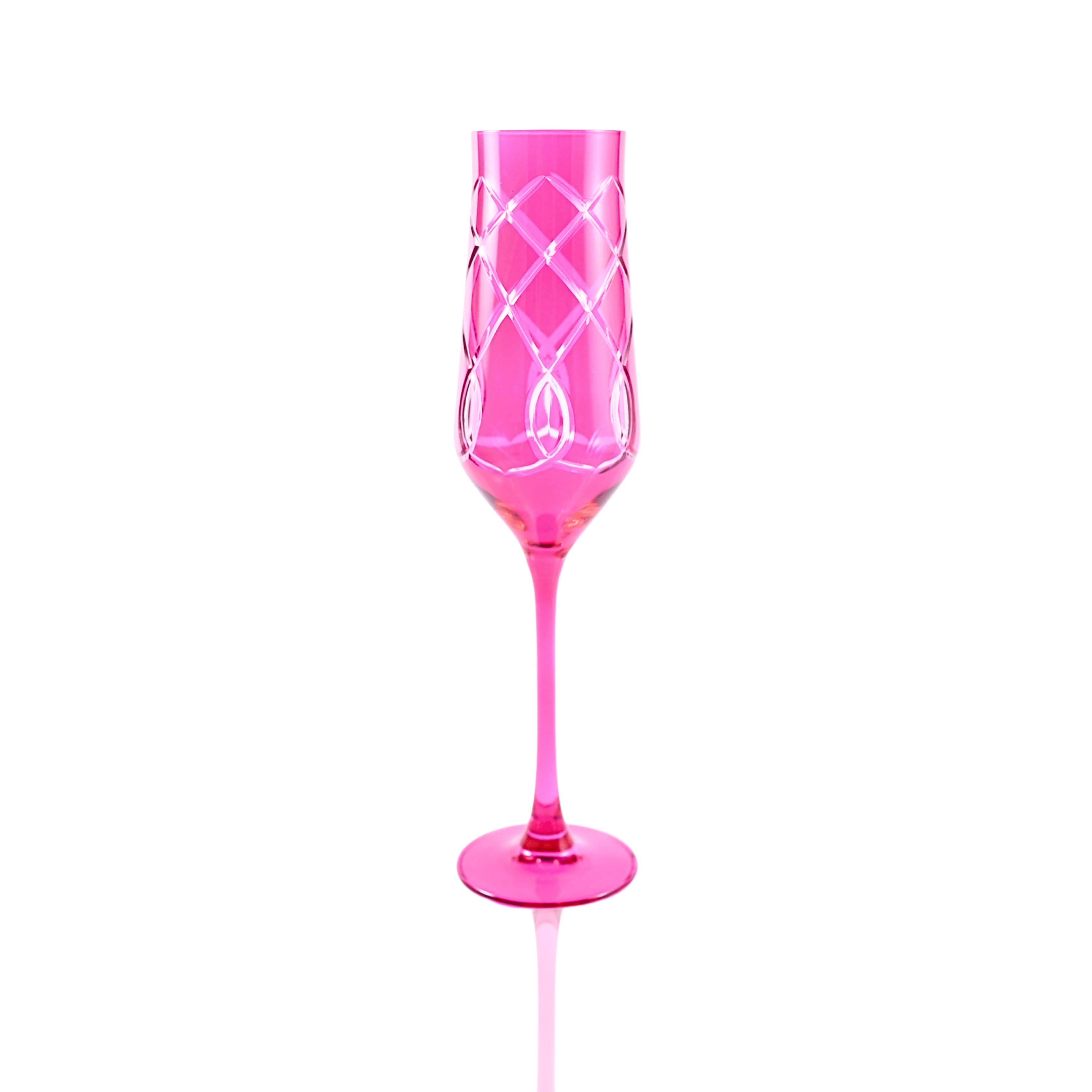 Heritage Champagne Flute - Set Of 2 - Margerie Crystal USA