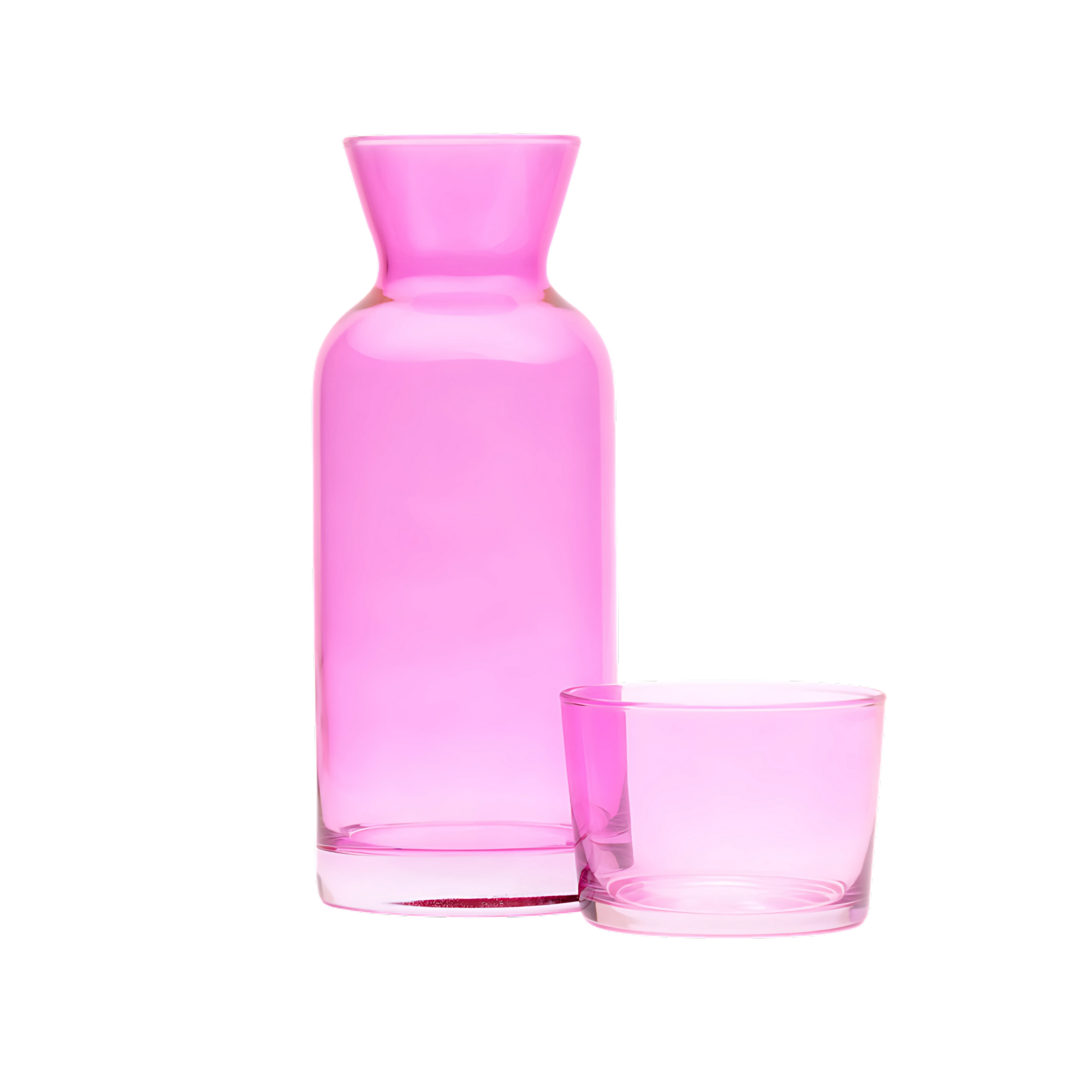 Colored Bedside Carafe - Margerie Crystal USA