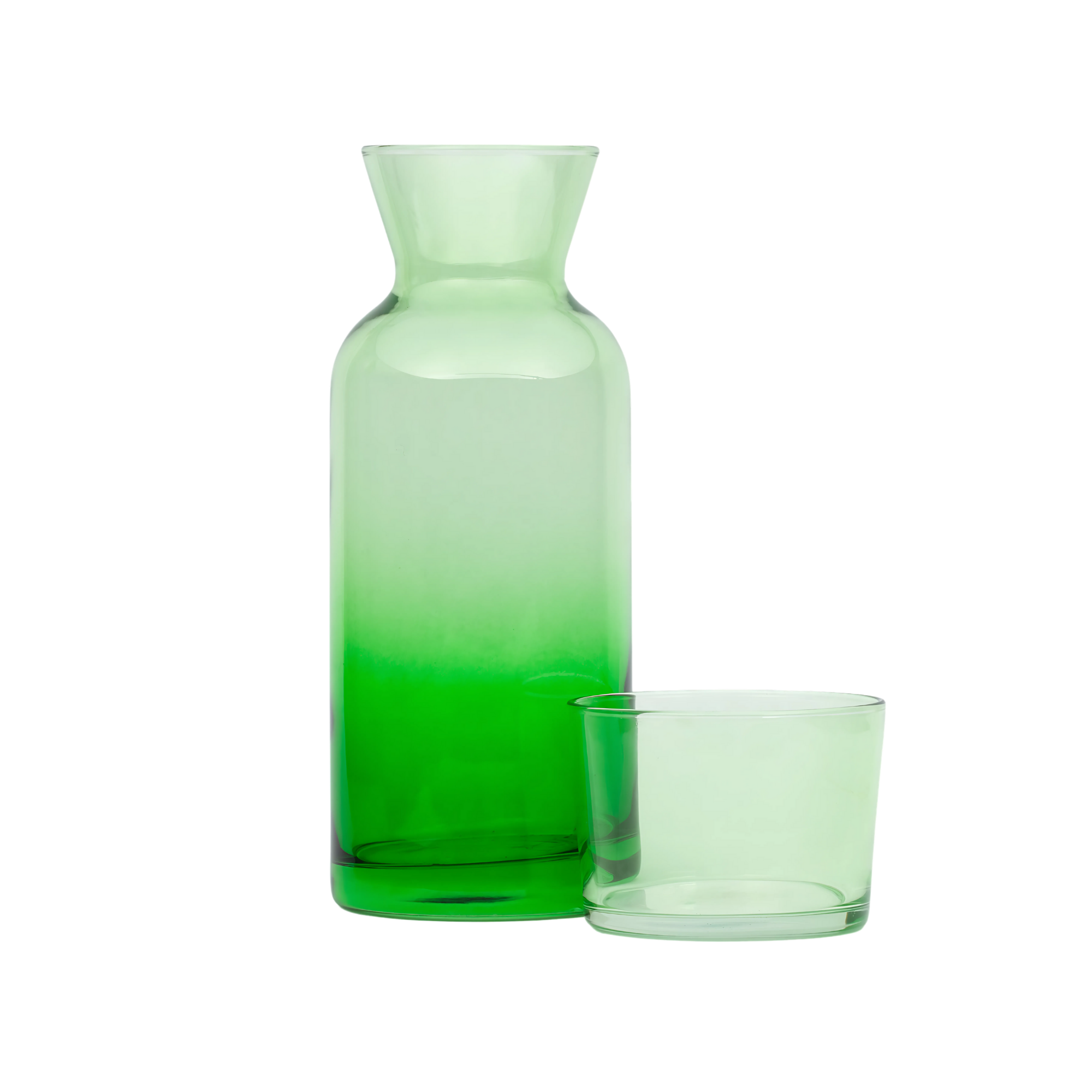 Colored Bedside Carafe - Margerie Crystal USA