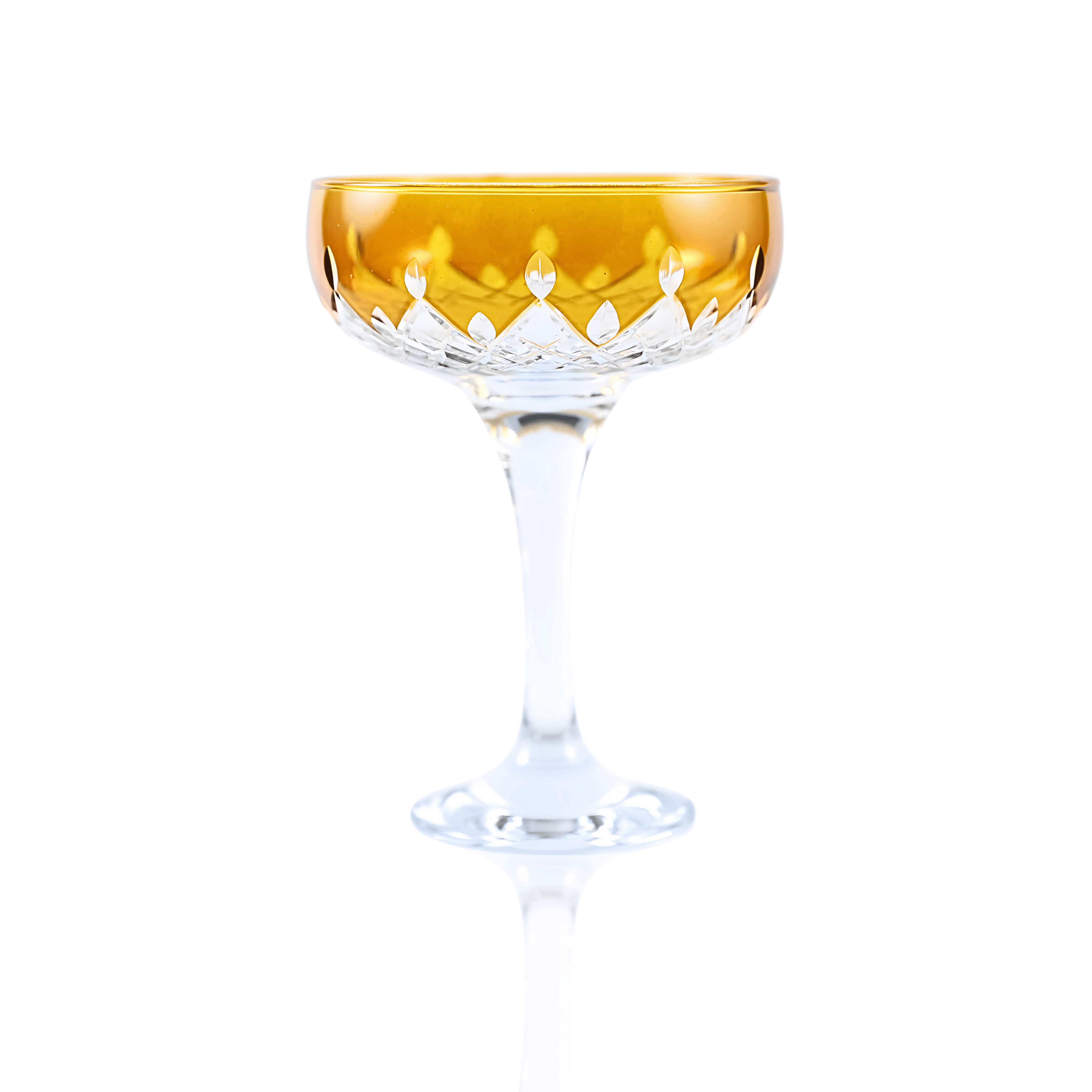 Aria Champagne Coupe - Set Of 2 - Margerie Crystal USA