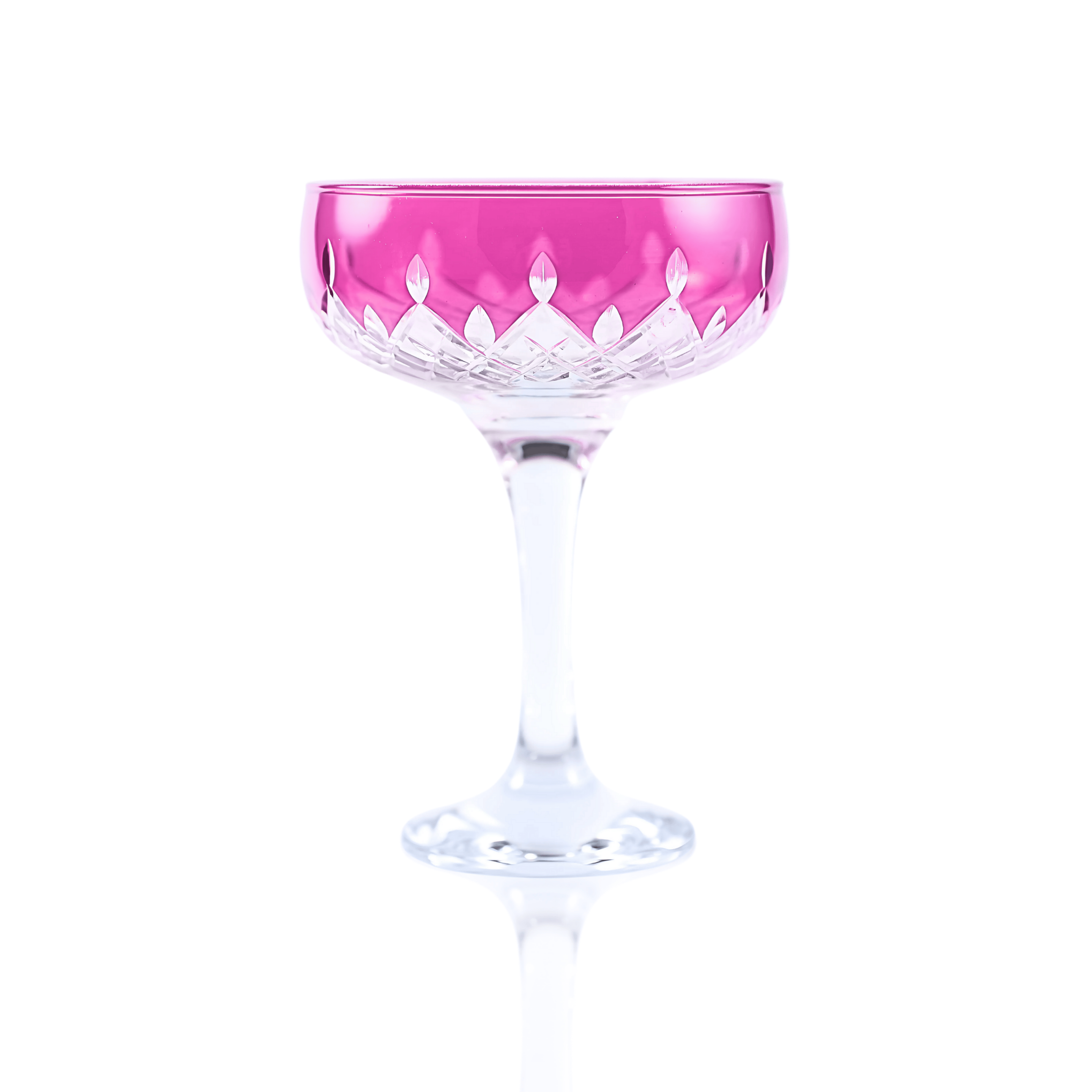Aria Champagne Coupe - Set Of 2 - Margerie Crystal USA
