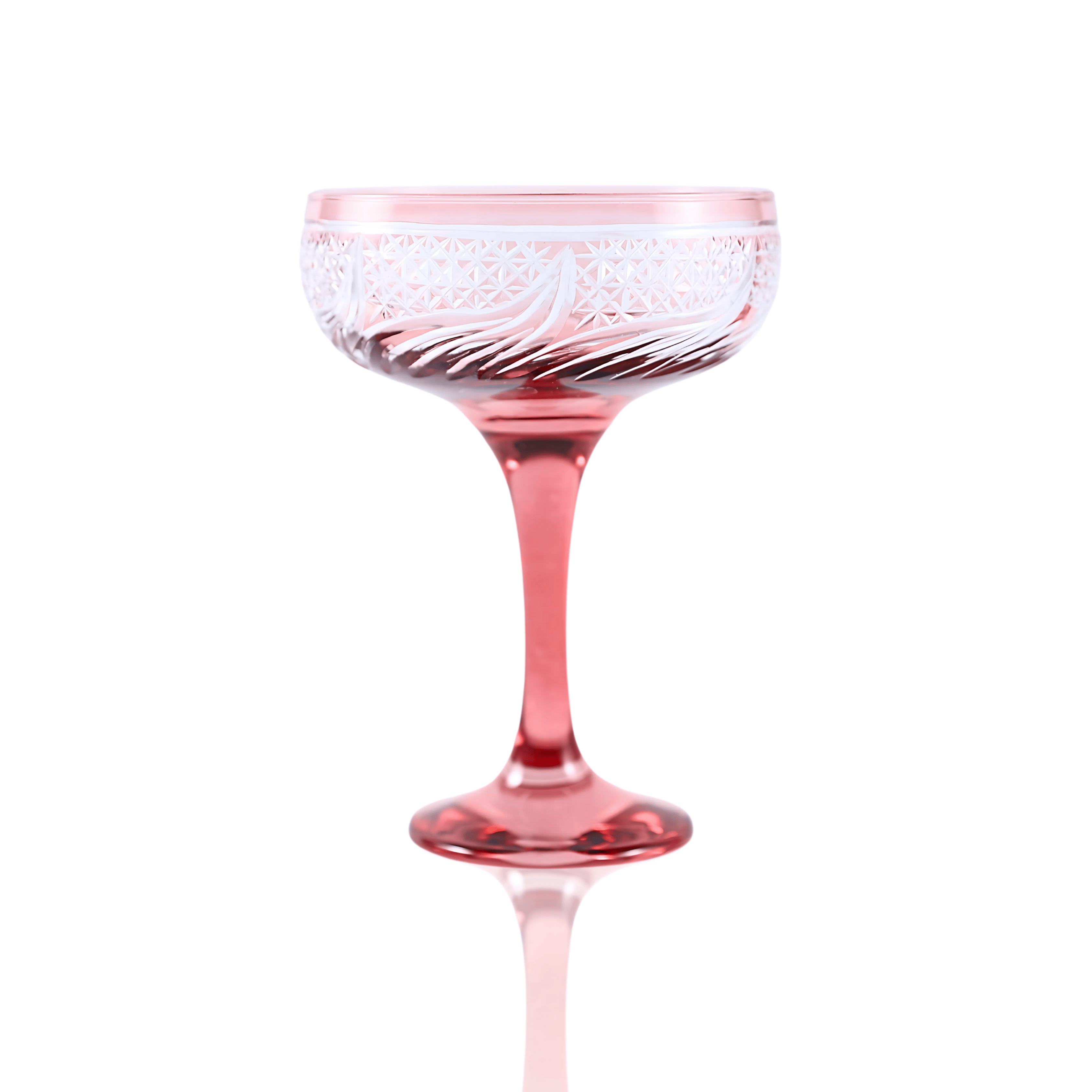 Aurora Champagne Coupe - Set Of 2 - Margerie Crystal USA