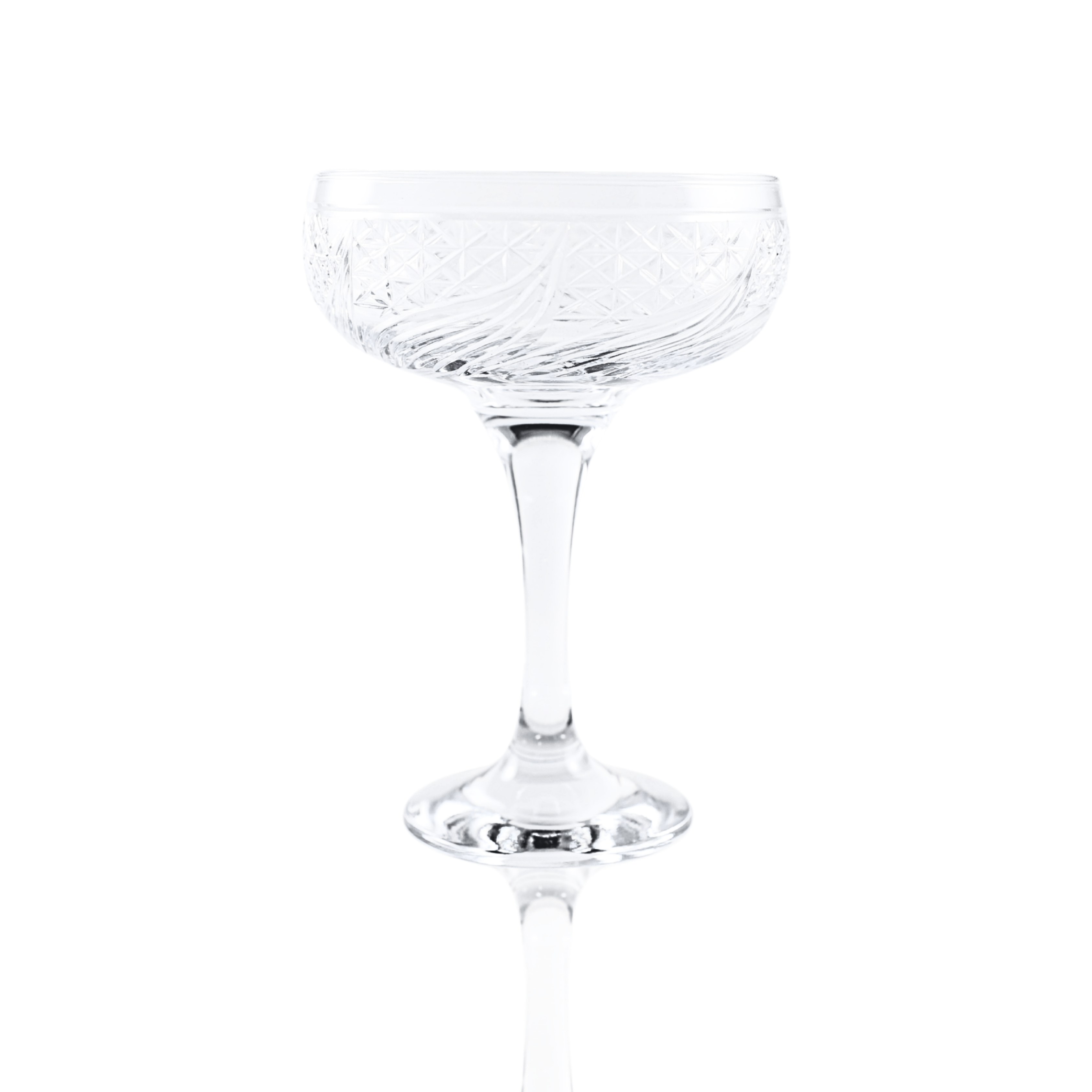 Aurora Champagne Coupe - Set Of 2 - Margerie Crystal USA