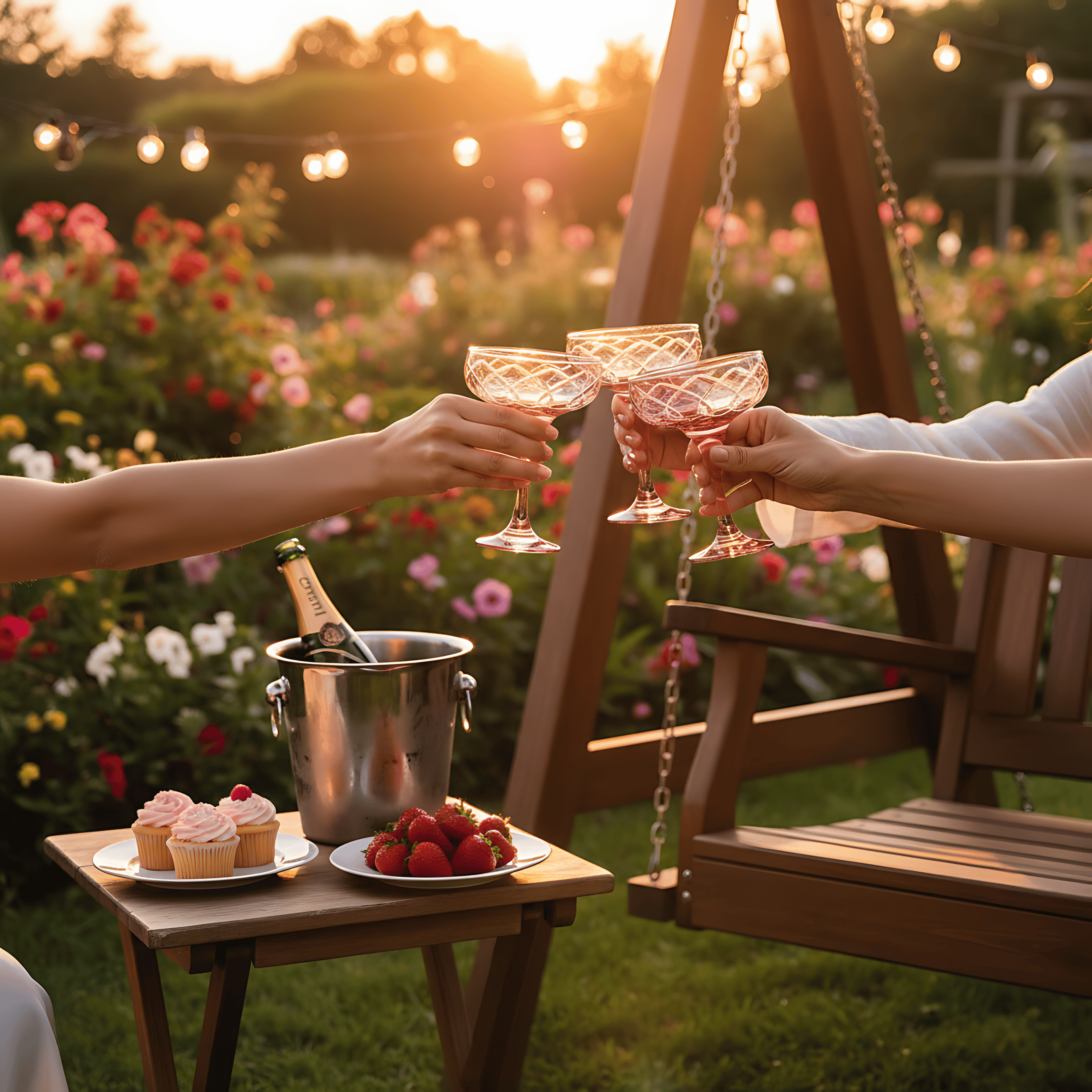 Heritage Champagne Coupe - Set Of 2 - Margerie Crystal USA