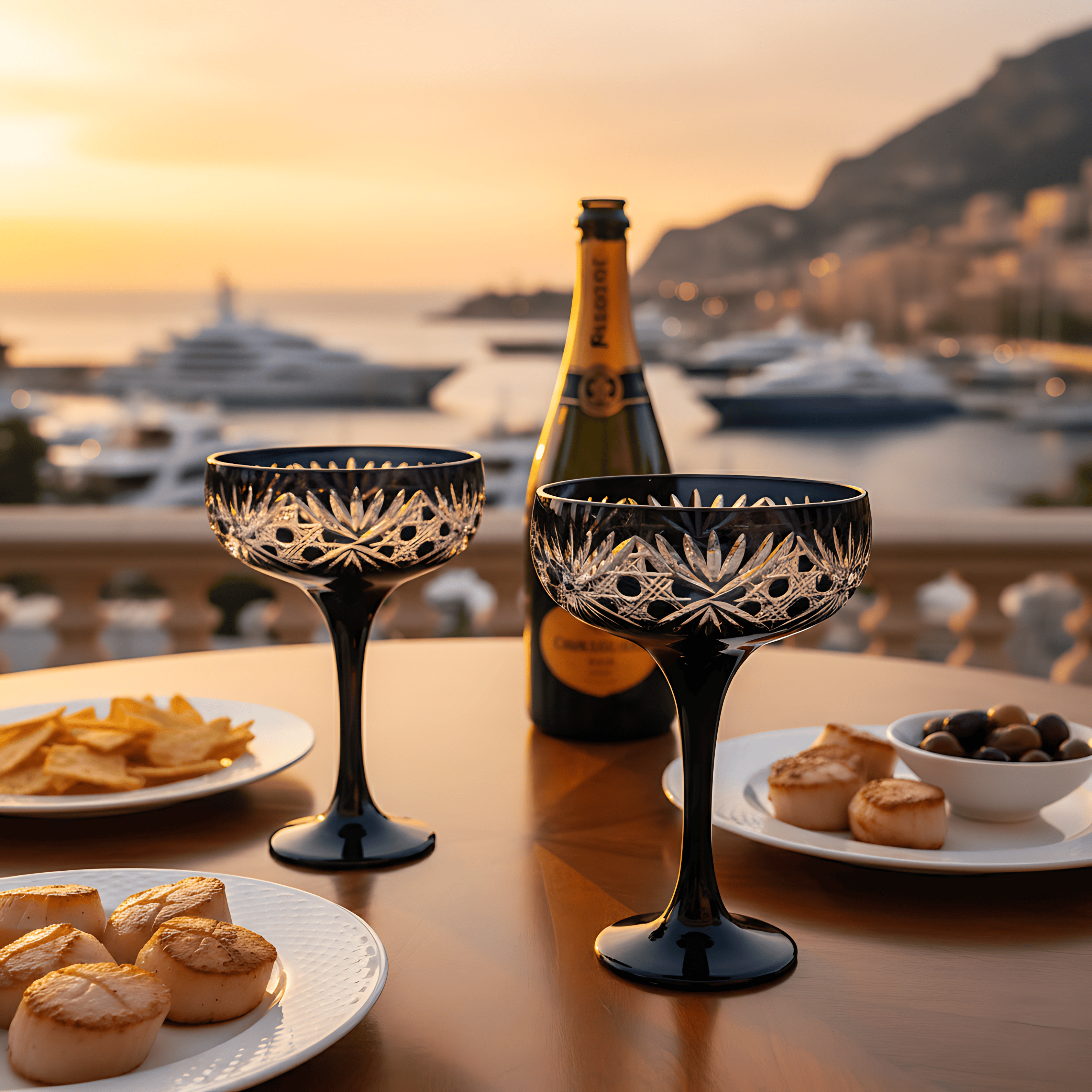 Éclat Champagne Coupe - Set Of 2 - Margerie Crystal USA