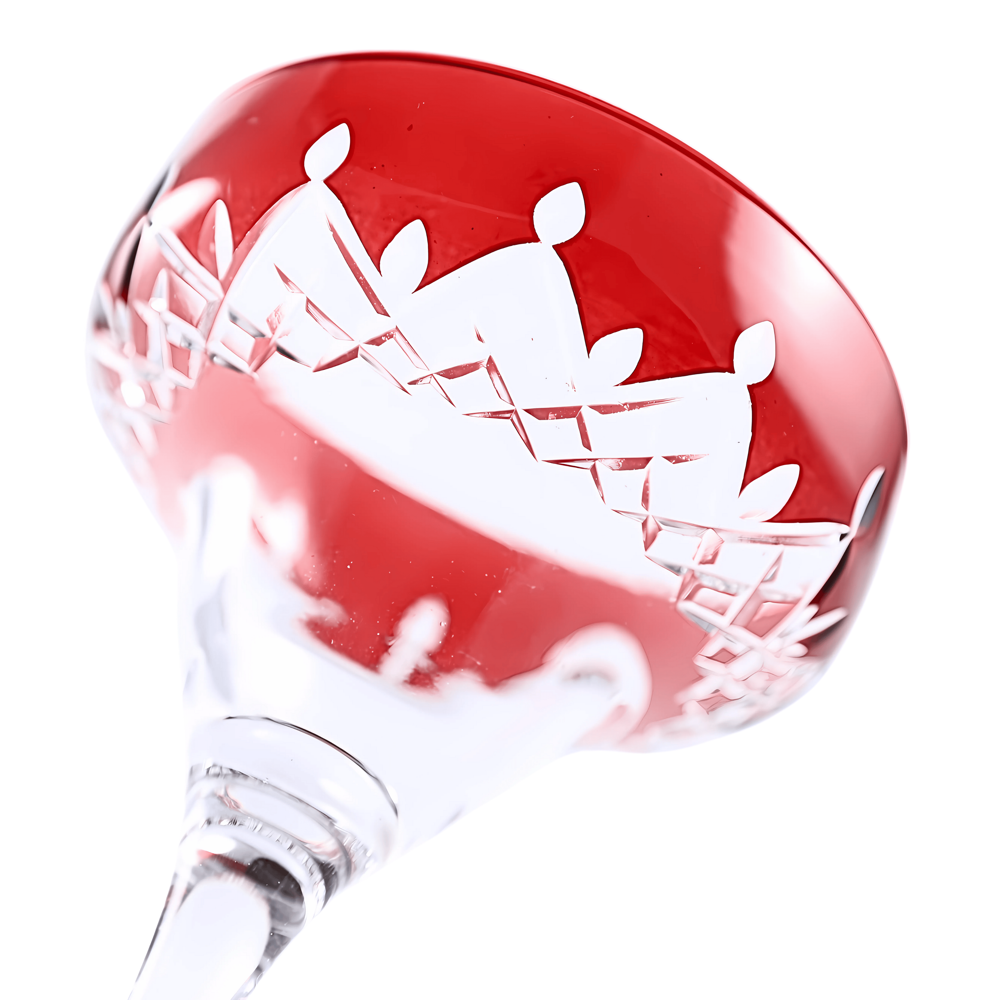 Aria Margarita Glass - Set Of 2 - Margerie Crystal USA