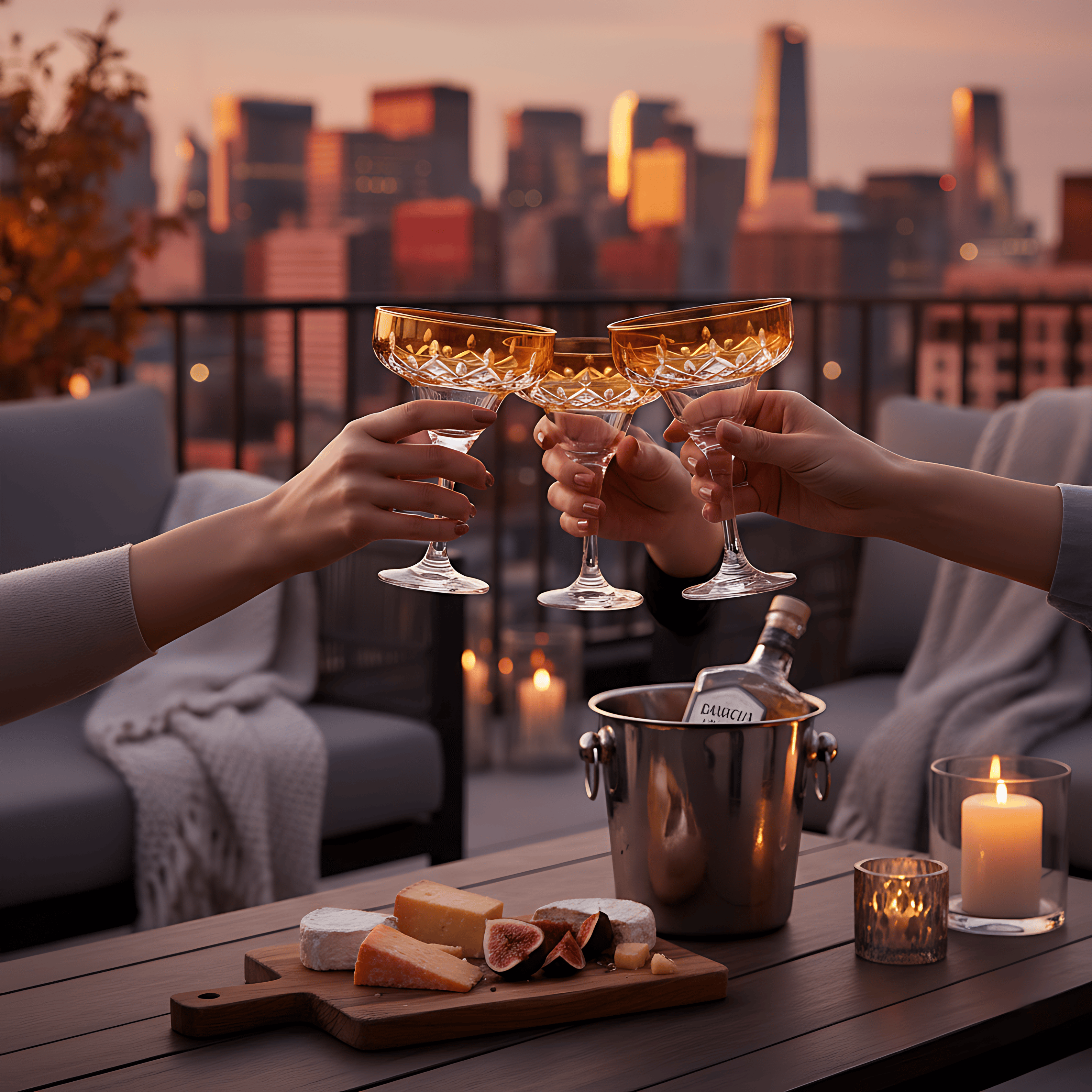 Aria Margarita Glass - Set Of 2 - Margerie Crystal USA