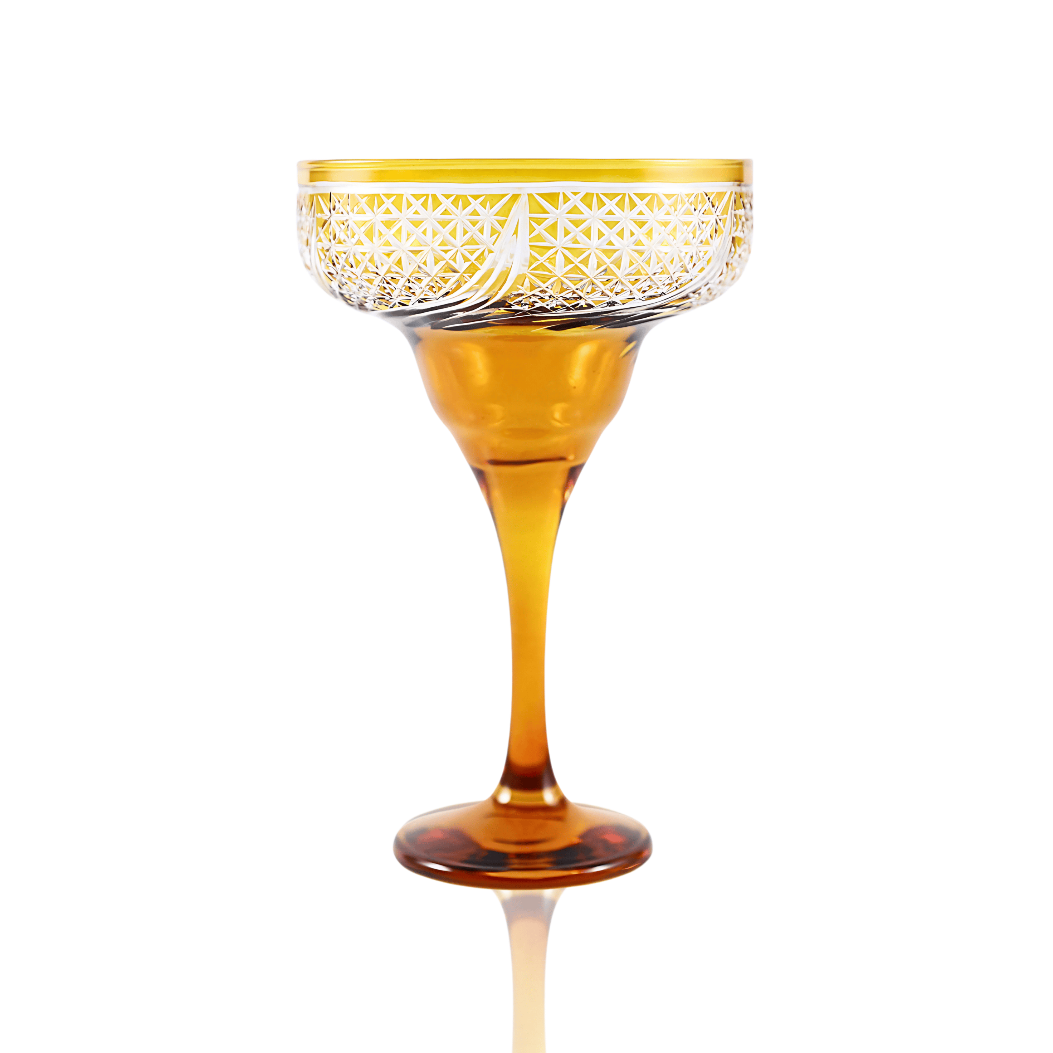 Aurora Margarita Glass - Set Of 2 - Margerie Crystal USA