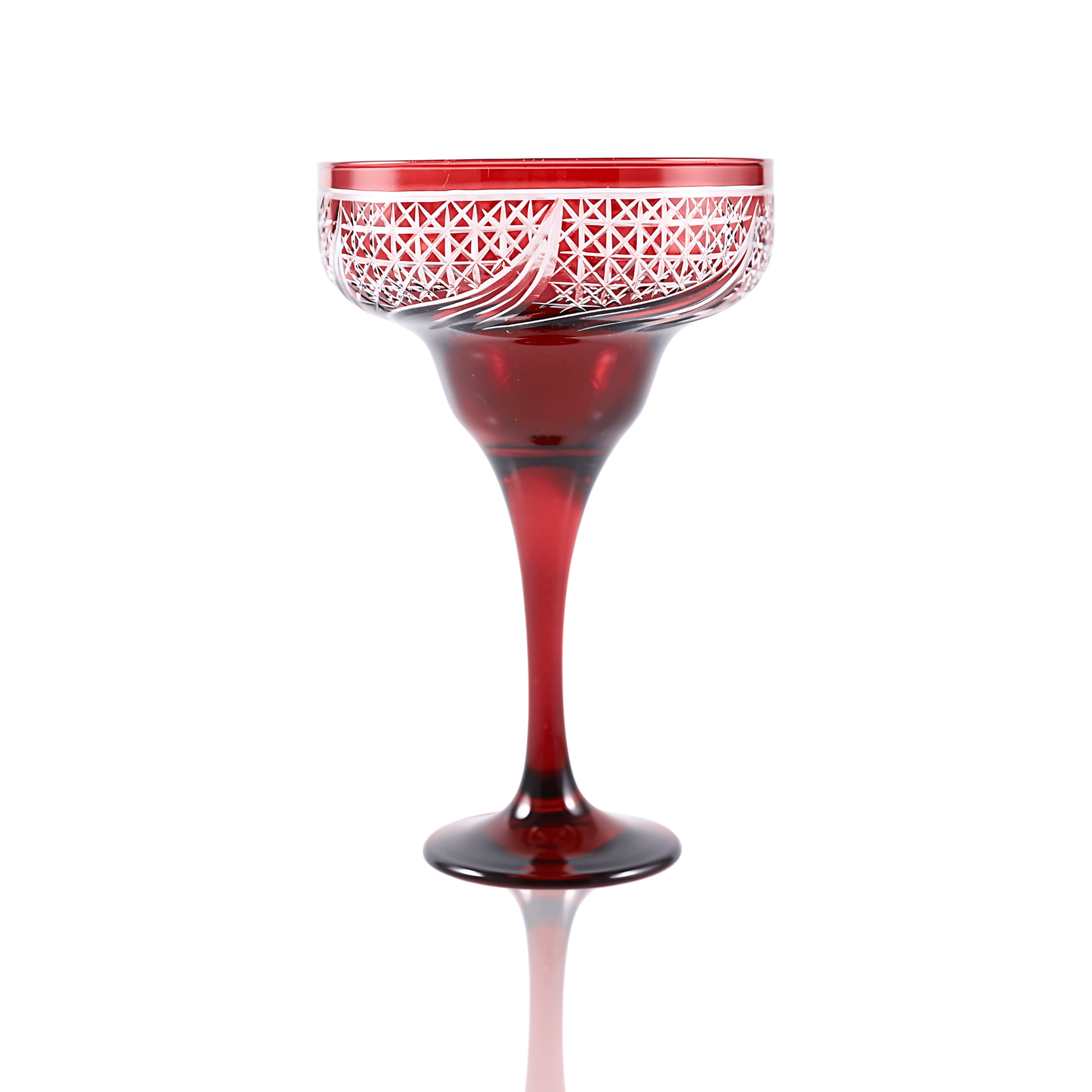 Aurora Margarita Glass - Set Of 2 - Margerie Crystal USA