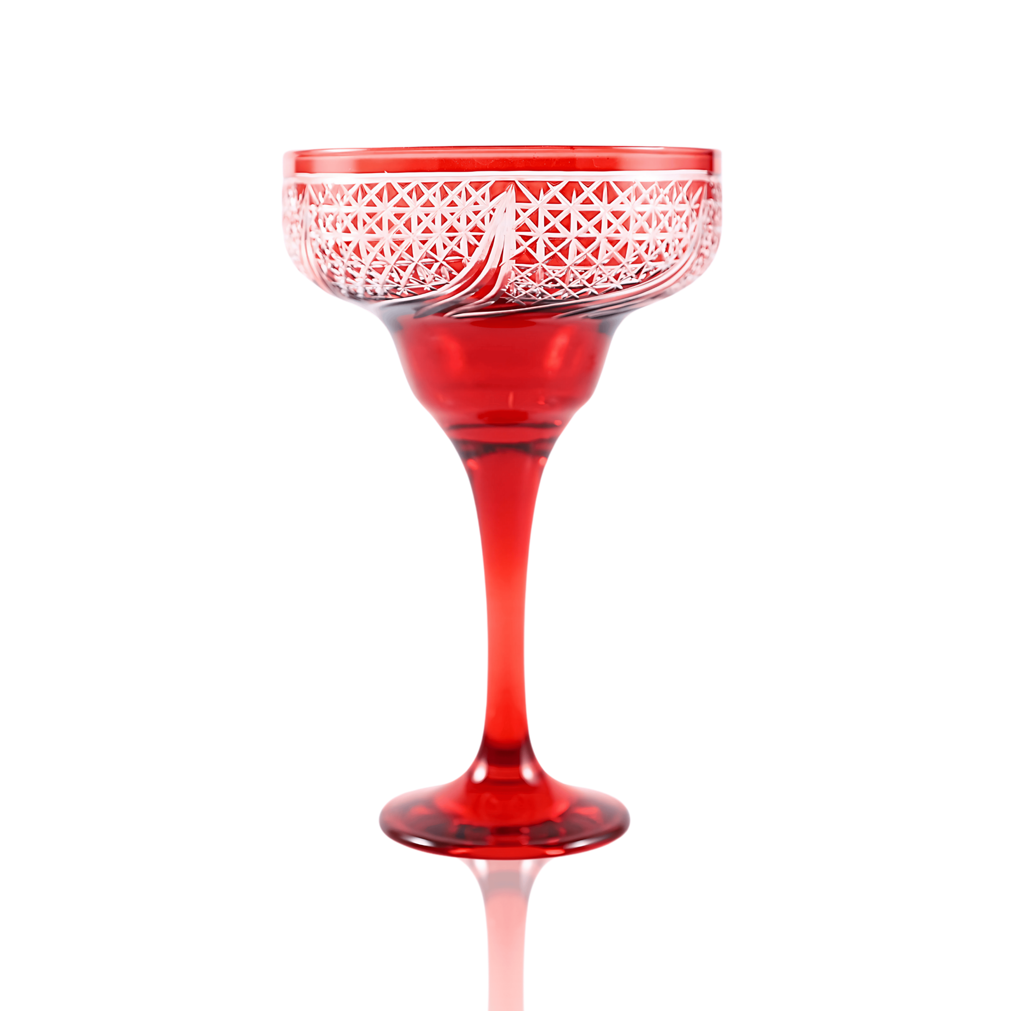 Aurora Margarita Glass - Set Of 2 - Margerie Crystal USA