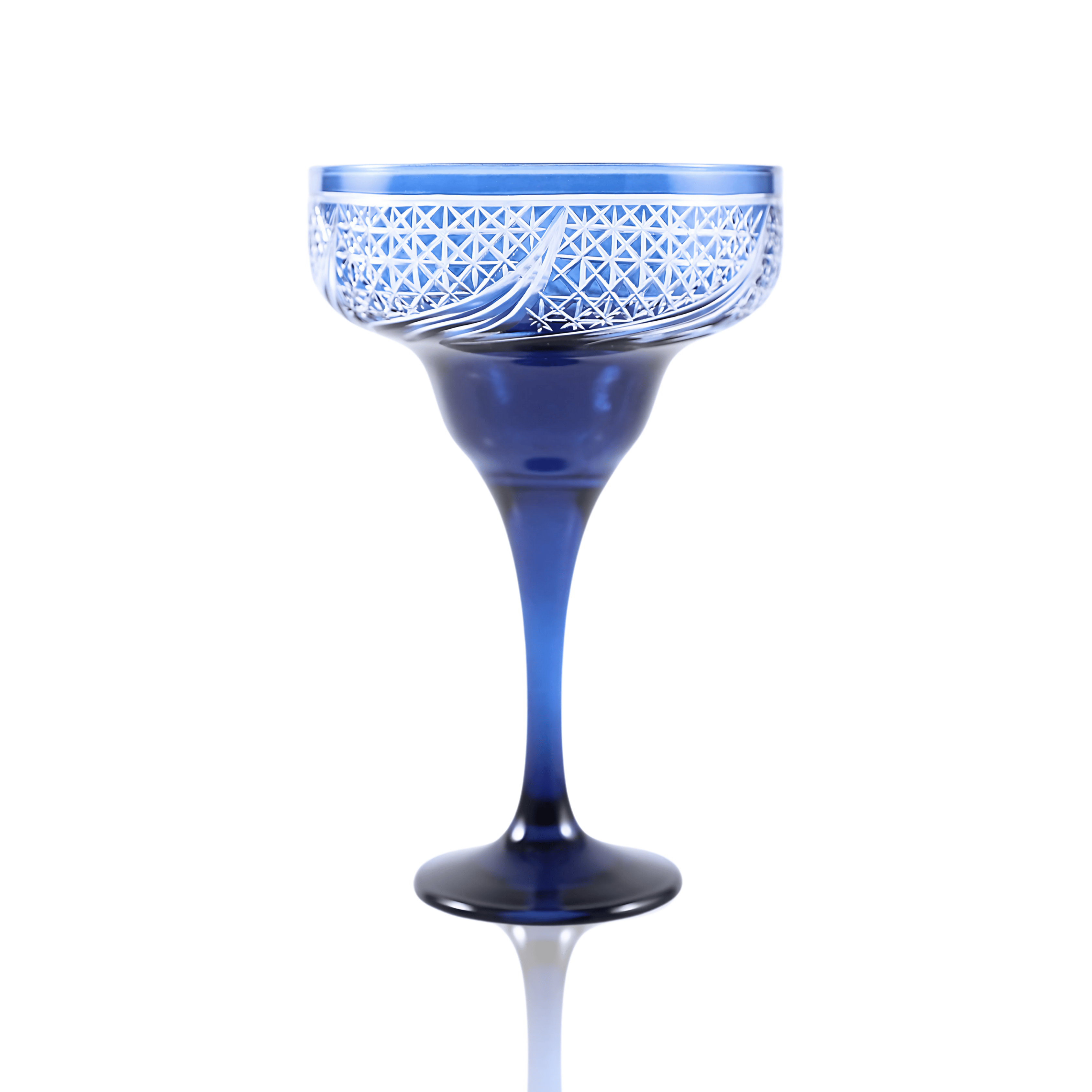 Aurora Margarita Glass - Set Of 2 - Margerie Crystal USA