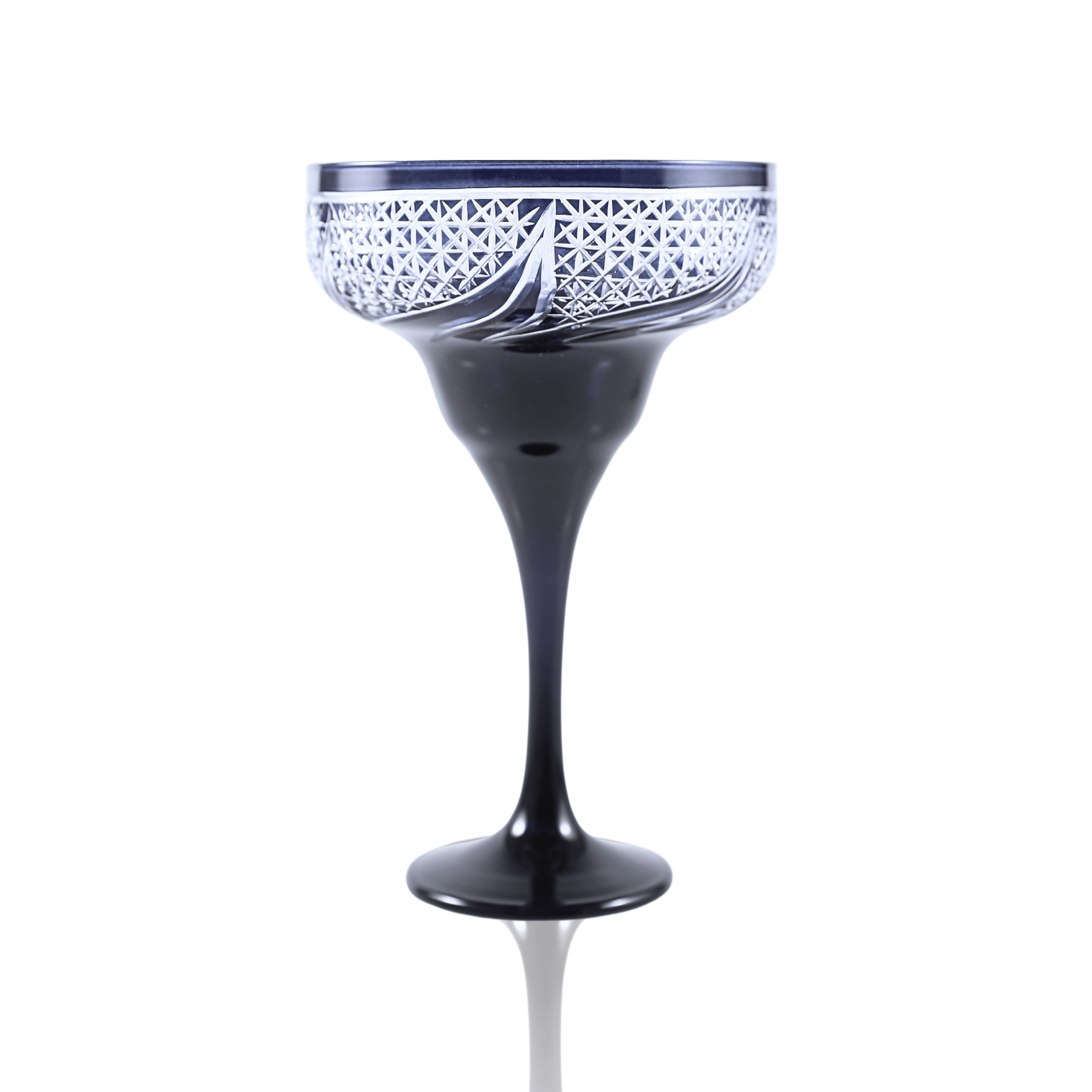 Aurora Margarita Glass - Set Of 2 - Margerie Crystal USA