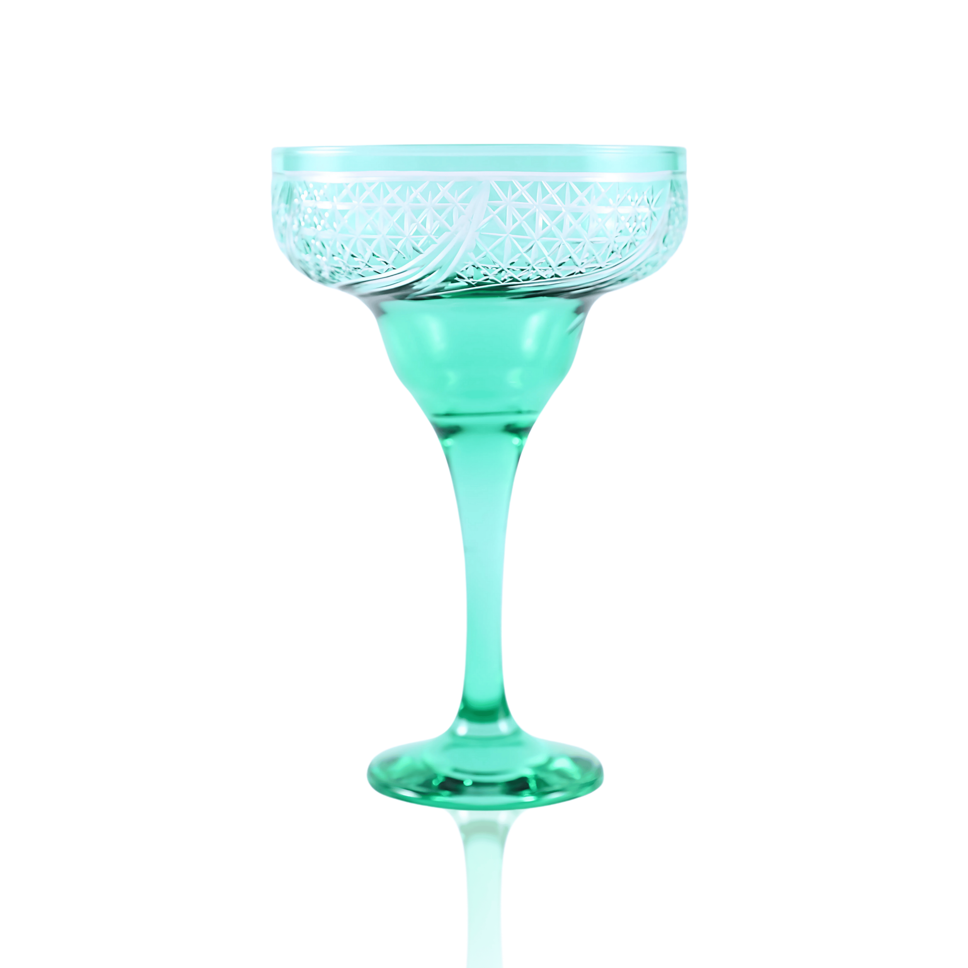 Aurora Margarita Glass - Set Of 2 - Margerie Crystal USA