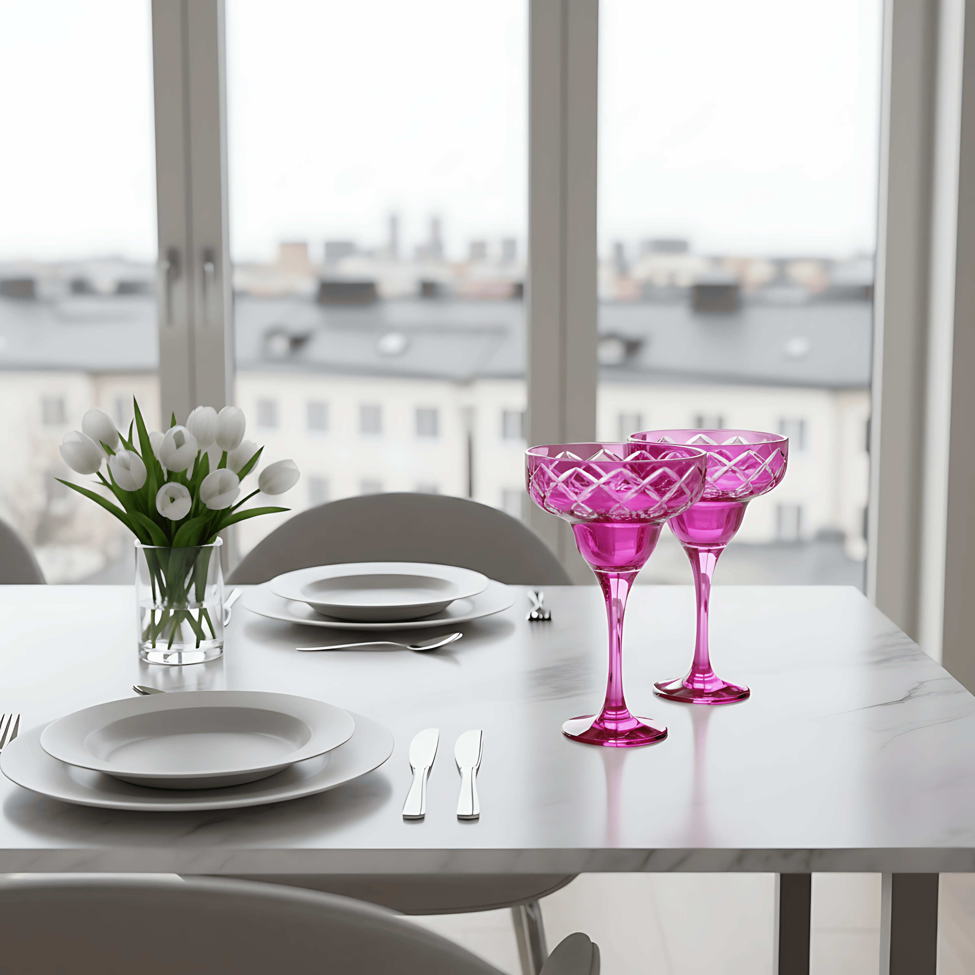 Heritage Margarita Glass - Set Of 2 - Margerie Crystal USA