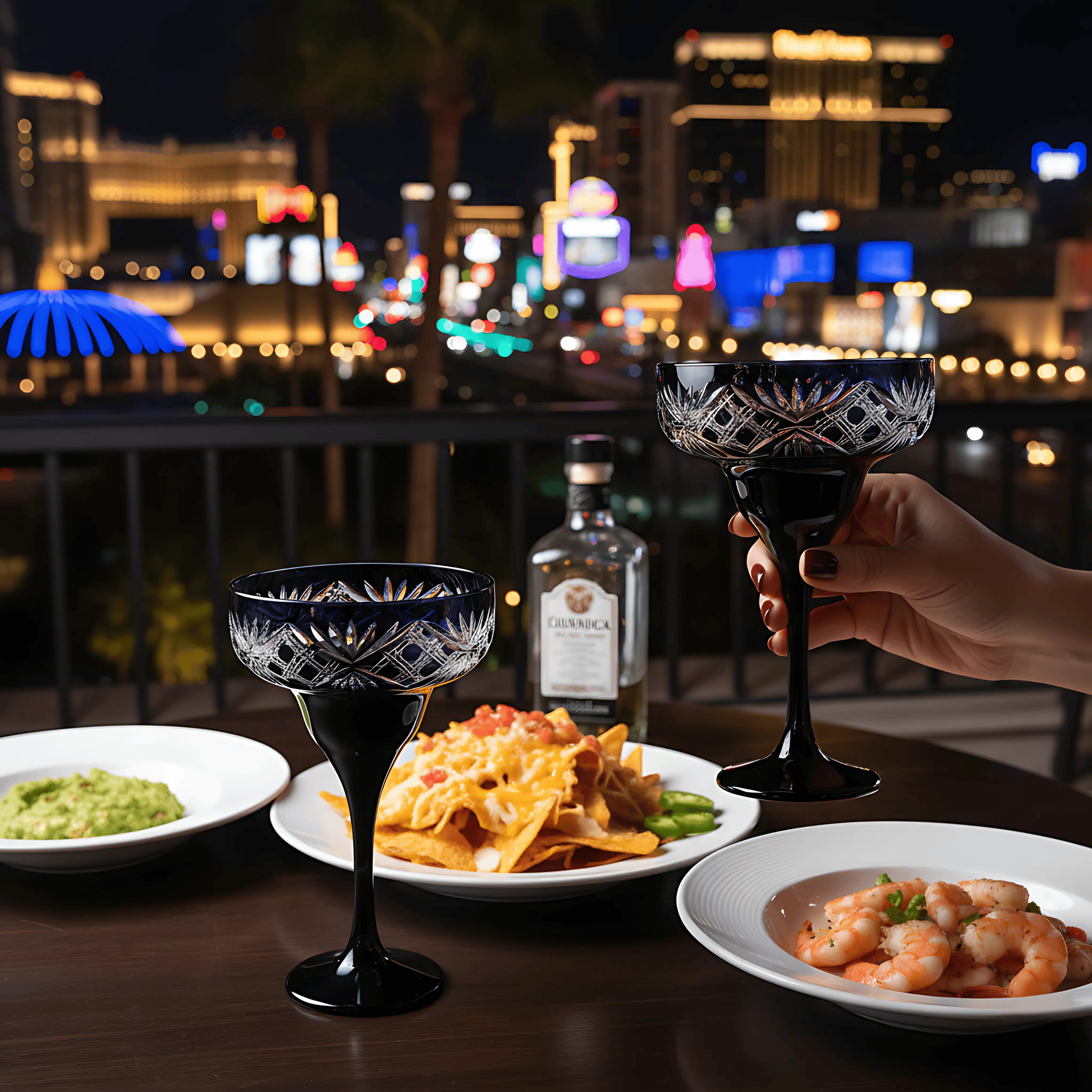 Éclat Margarita Glass - Set Of 2 - Margerie Crystal USA