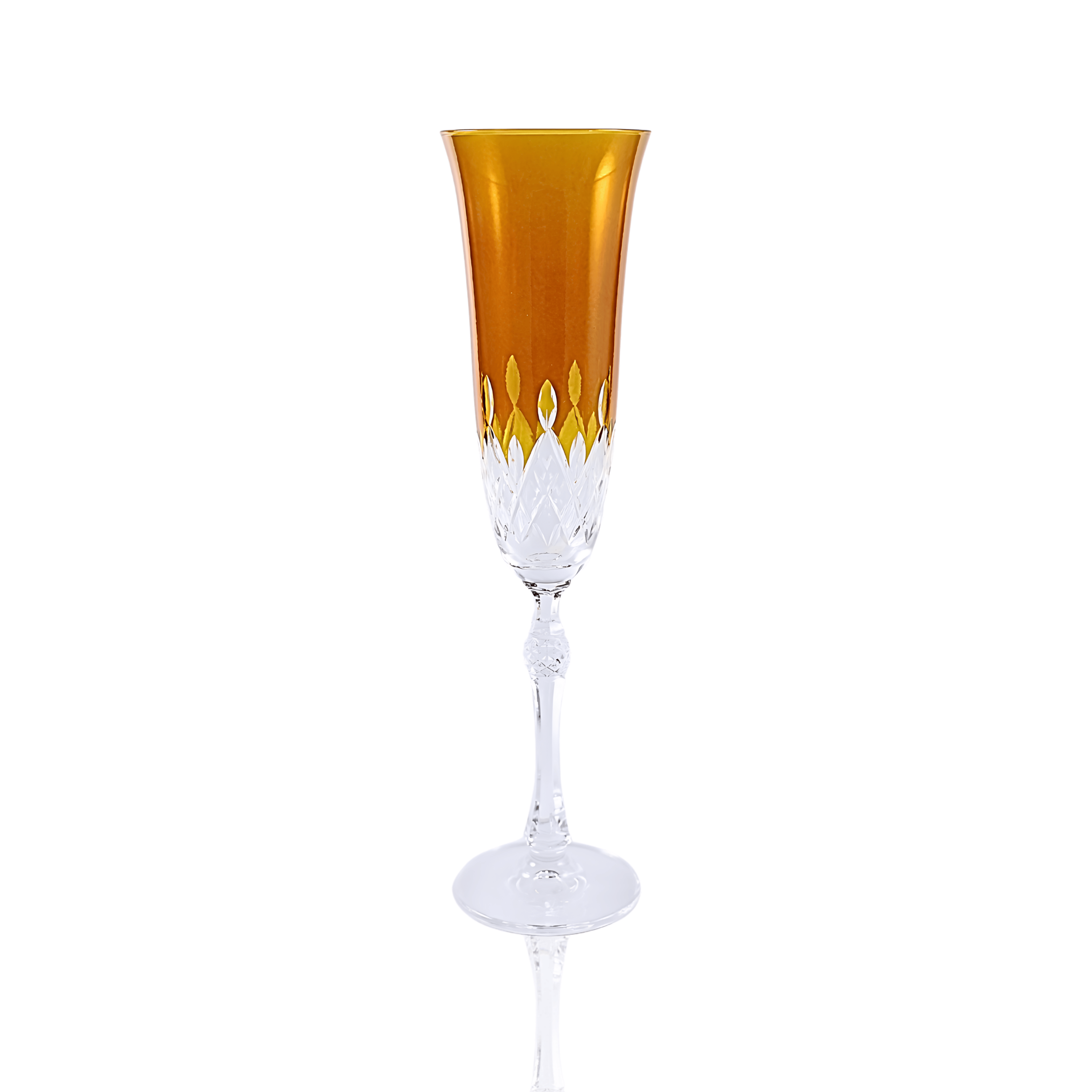 Aria Champagne Flute - Set Of 2 - Margerie Crystal USA