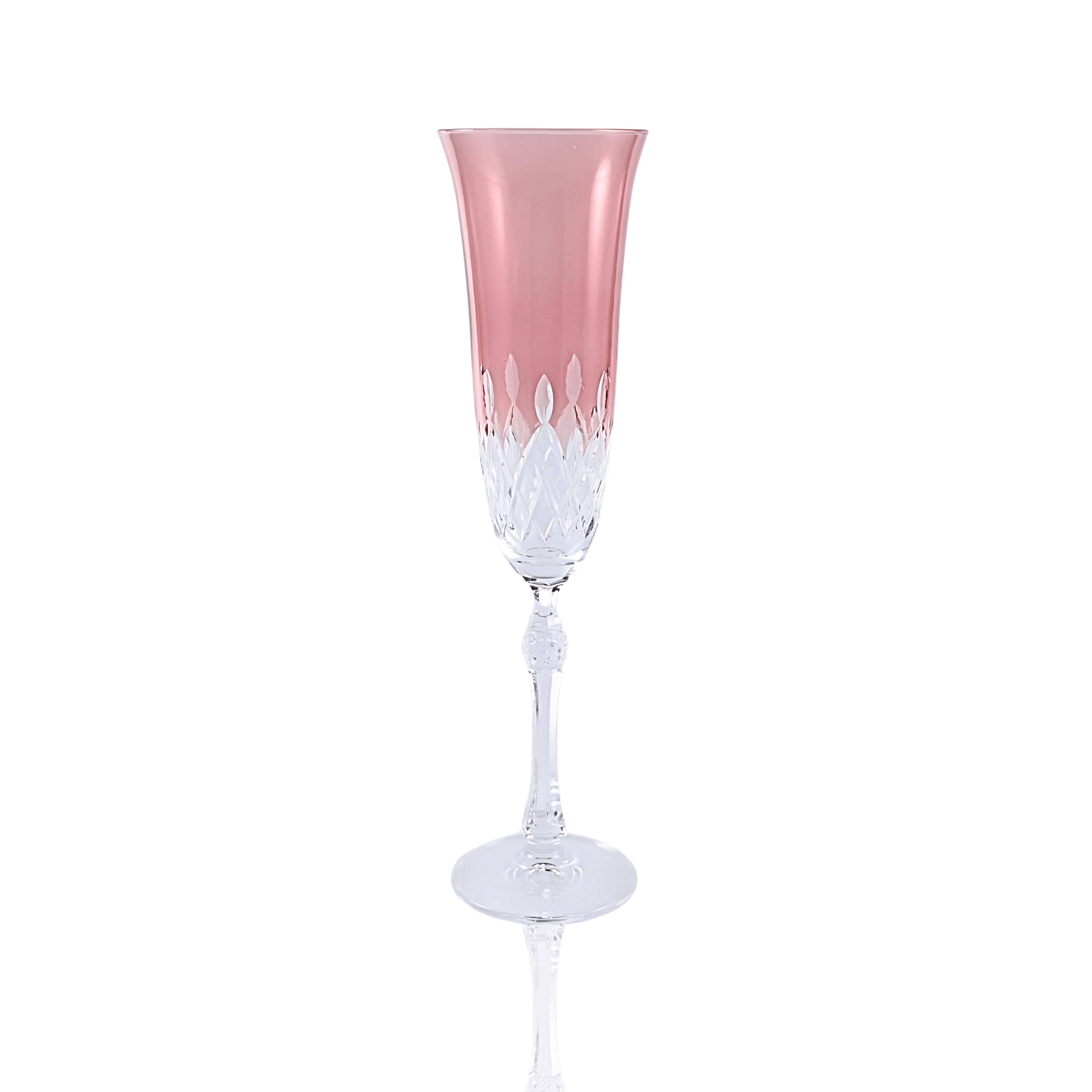 Aria Champagne Flute - Set Of 2 - Margerie Crystal USA