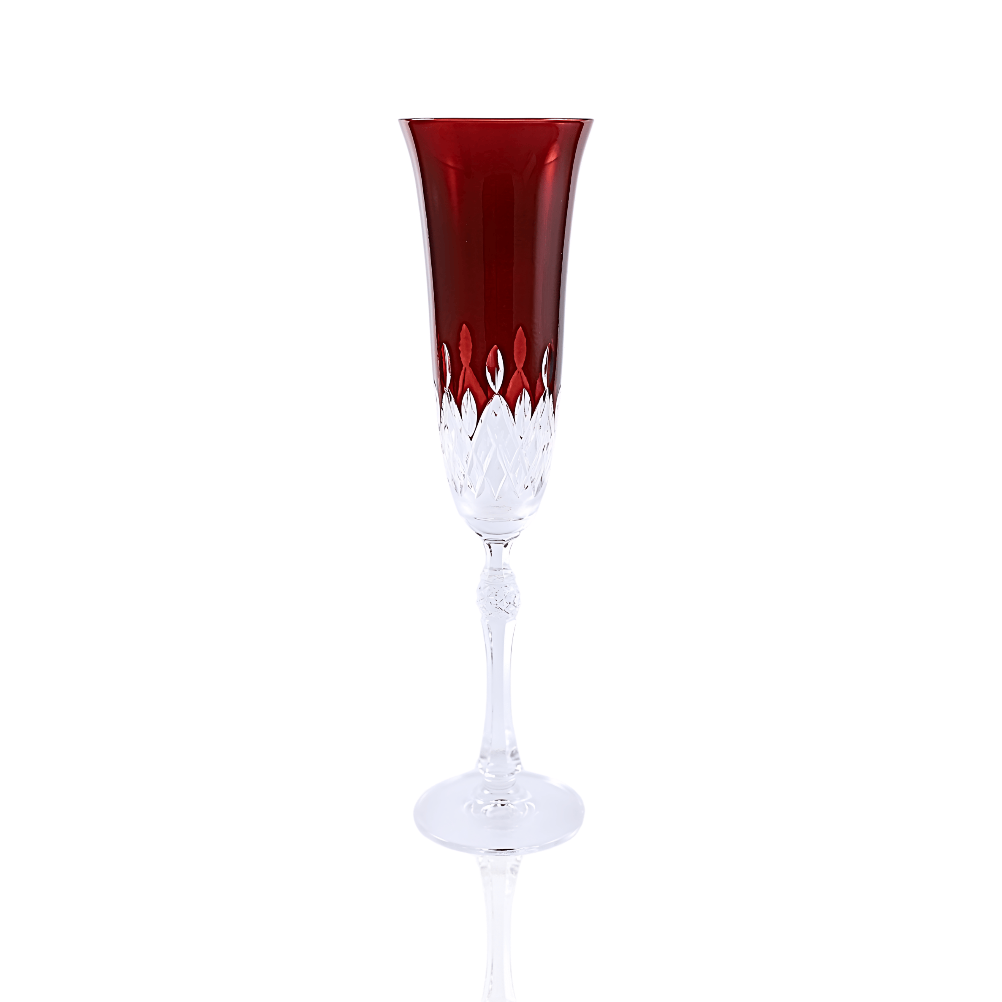 Aria Champagne Flute - Set Of 2 - Margerie Crystal USA