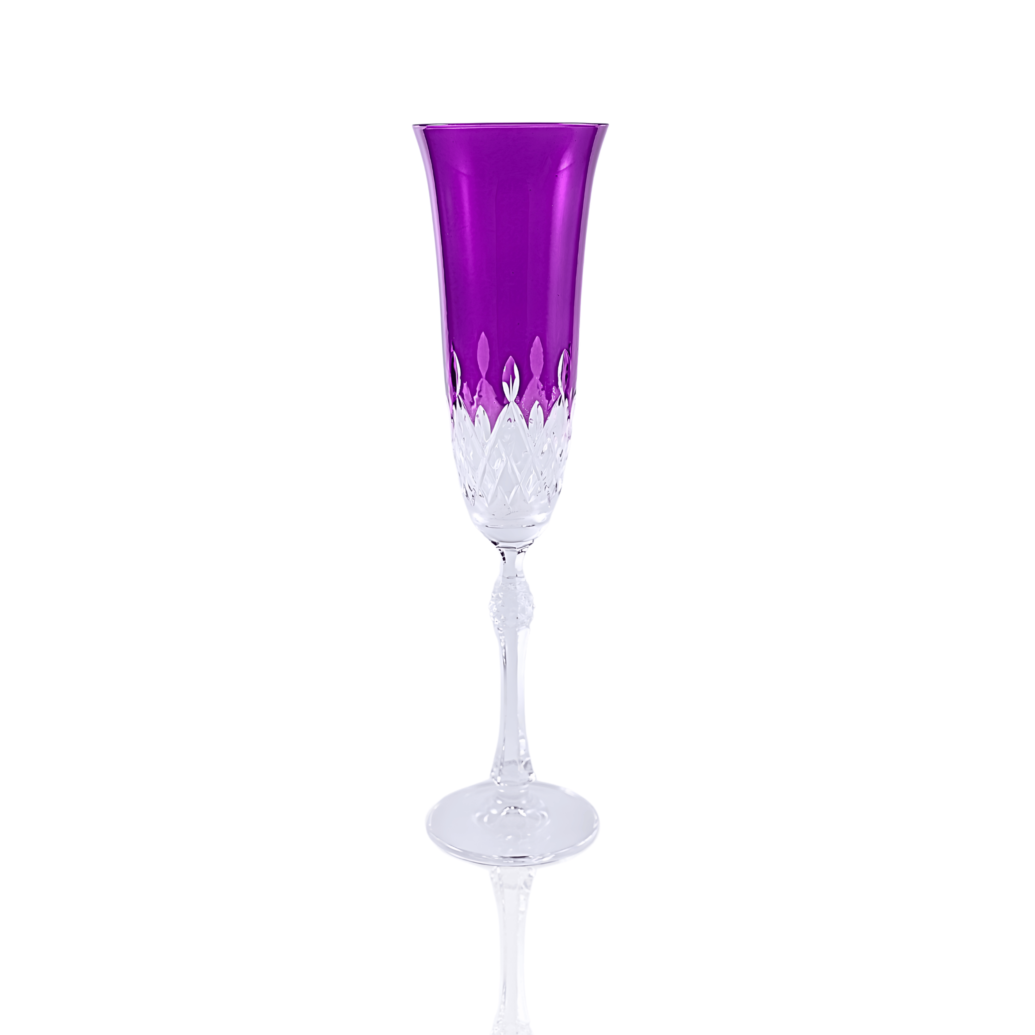 Aria Champagne Flute - Set Of 2 - Margerie Crystal USA
