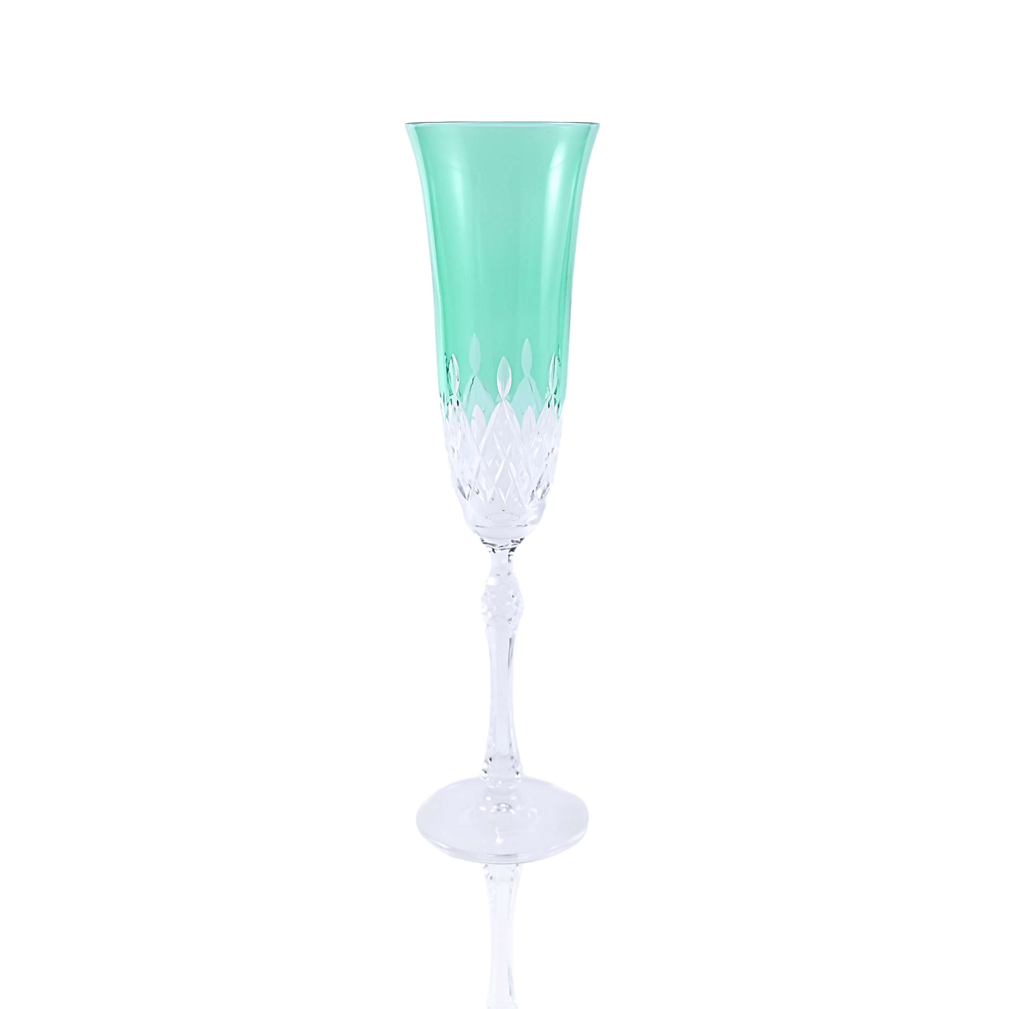 Aria Champagne Flute - Set Of 2 - Margerie Crystal USA