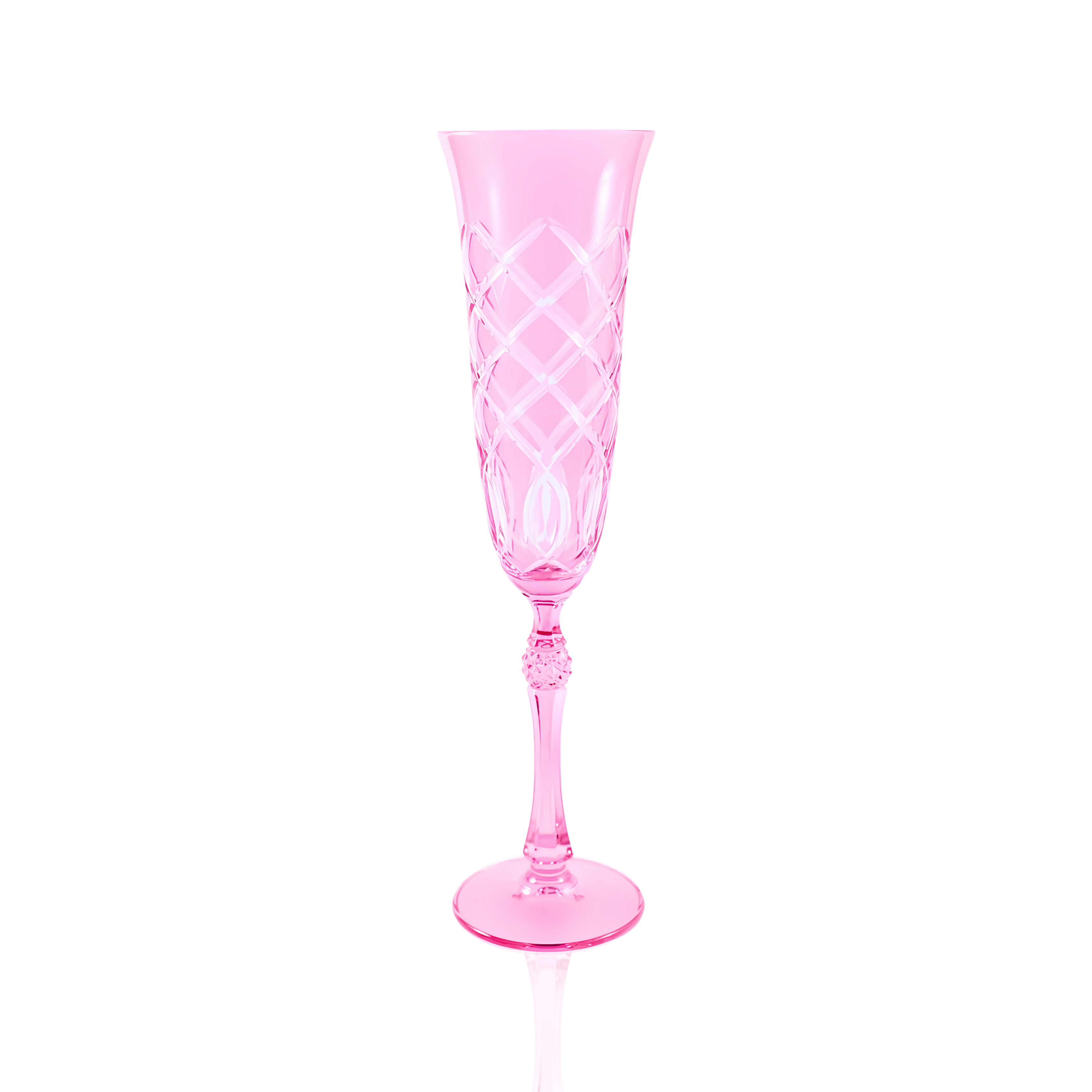 Heritage Champagne Flute - Set Of 2 - Margerie Crystal USA