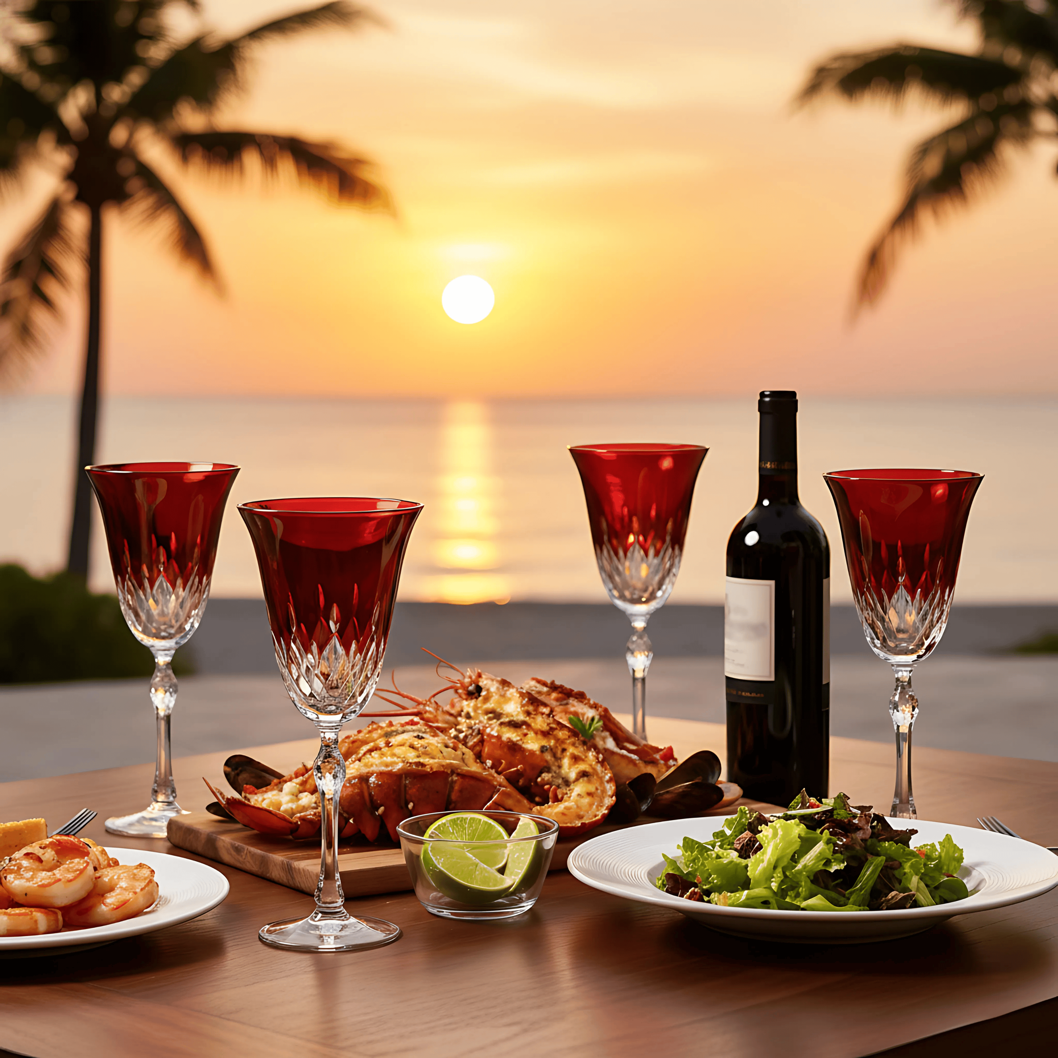 Aria Wine Glass - Set Of 2 - Margerie Crystal USA