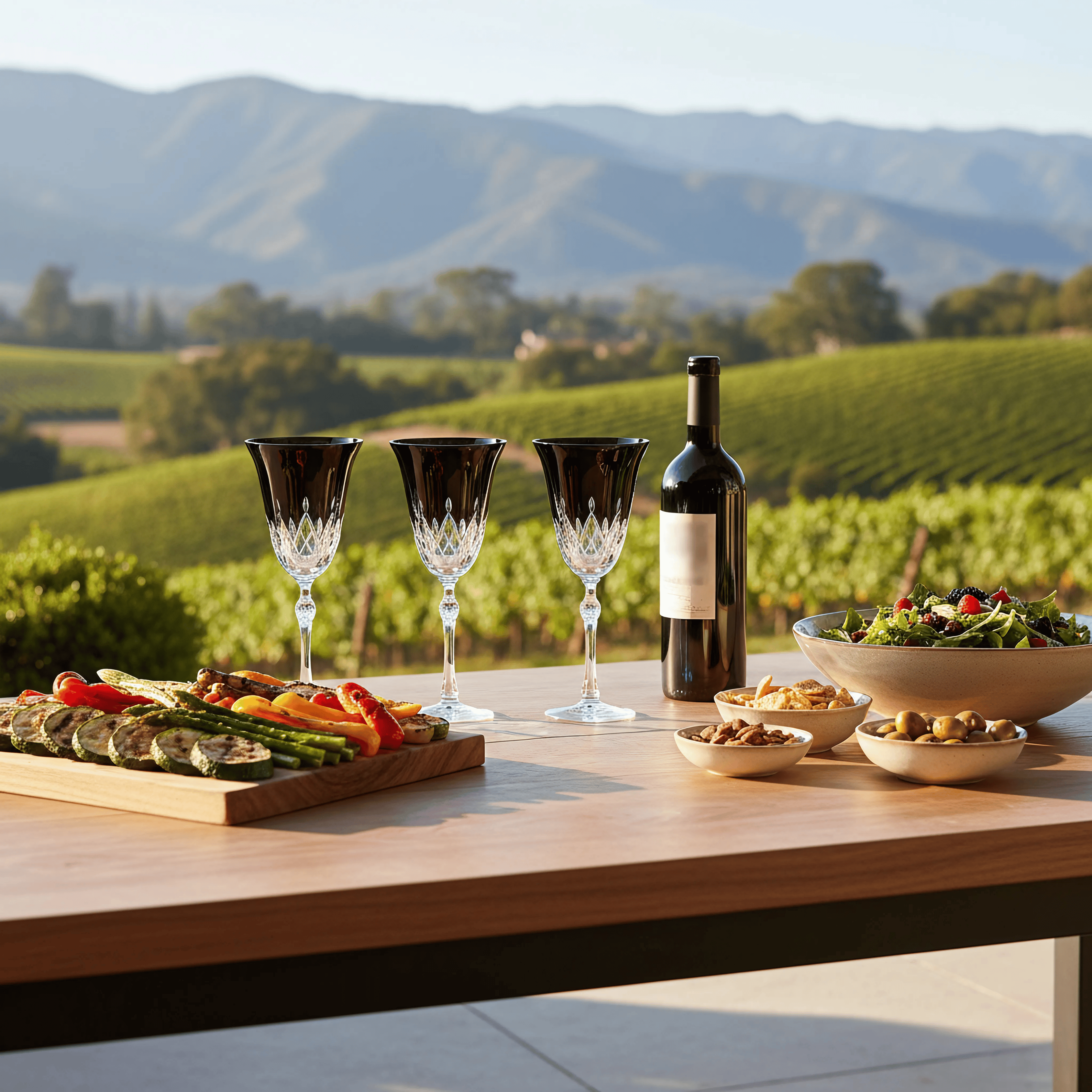 Aria Wine Glass - Set Of 2 - Margerie Crystal USA