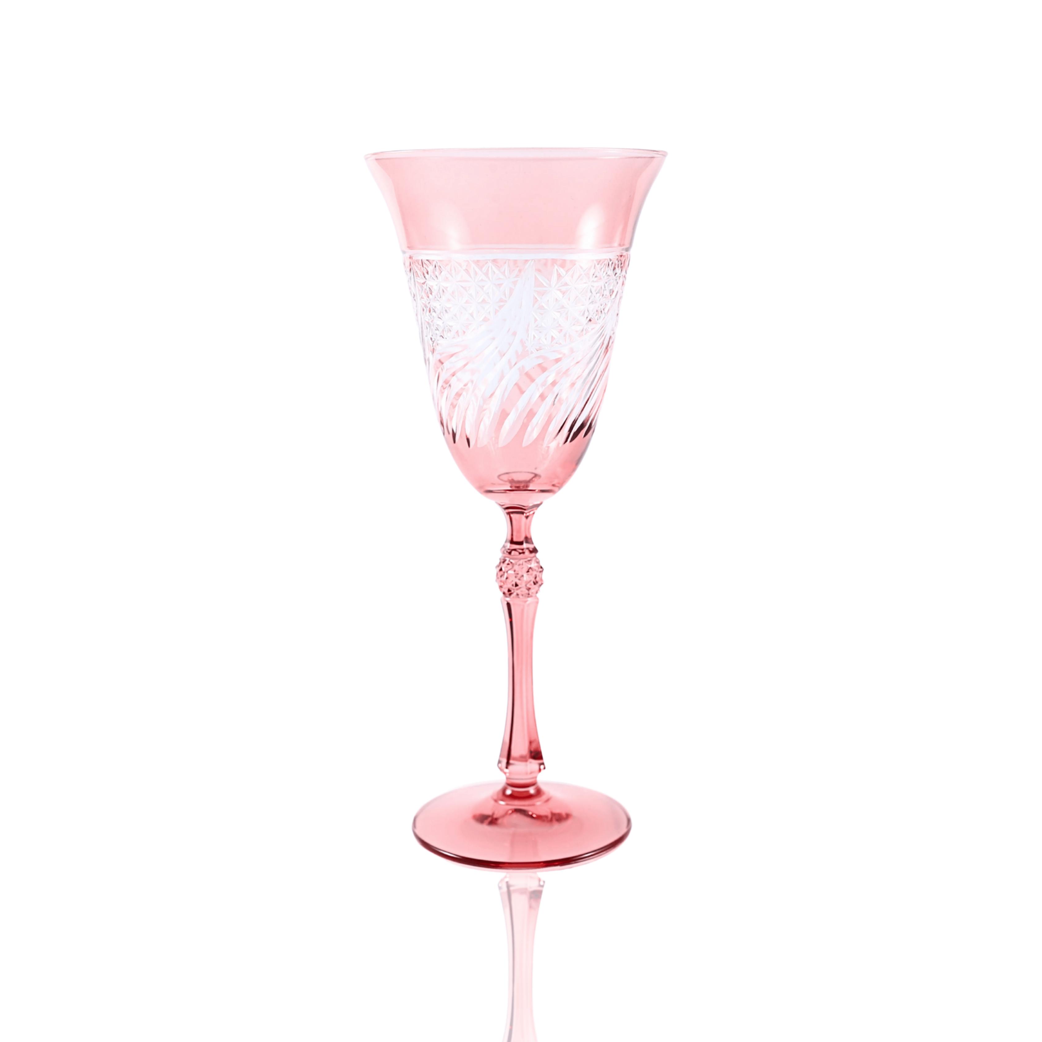 Aurora Wine Glass - Set Of 2 - Margerie Crystal USA