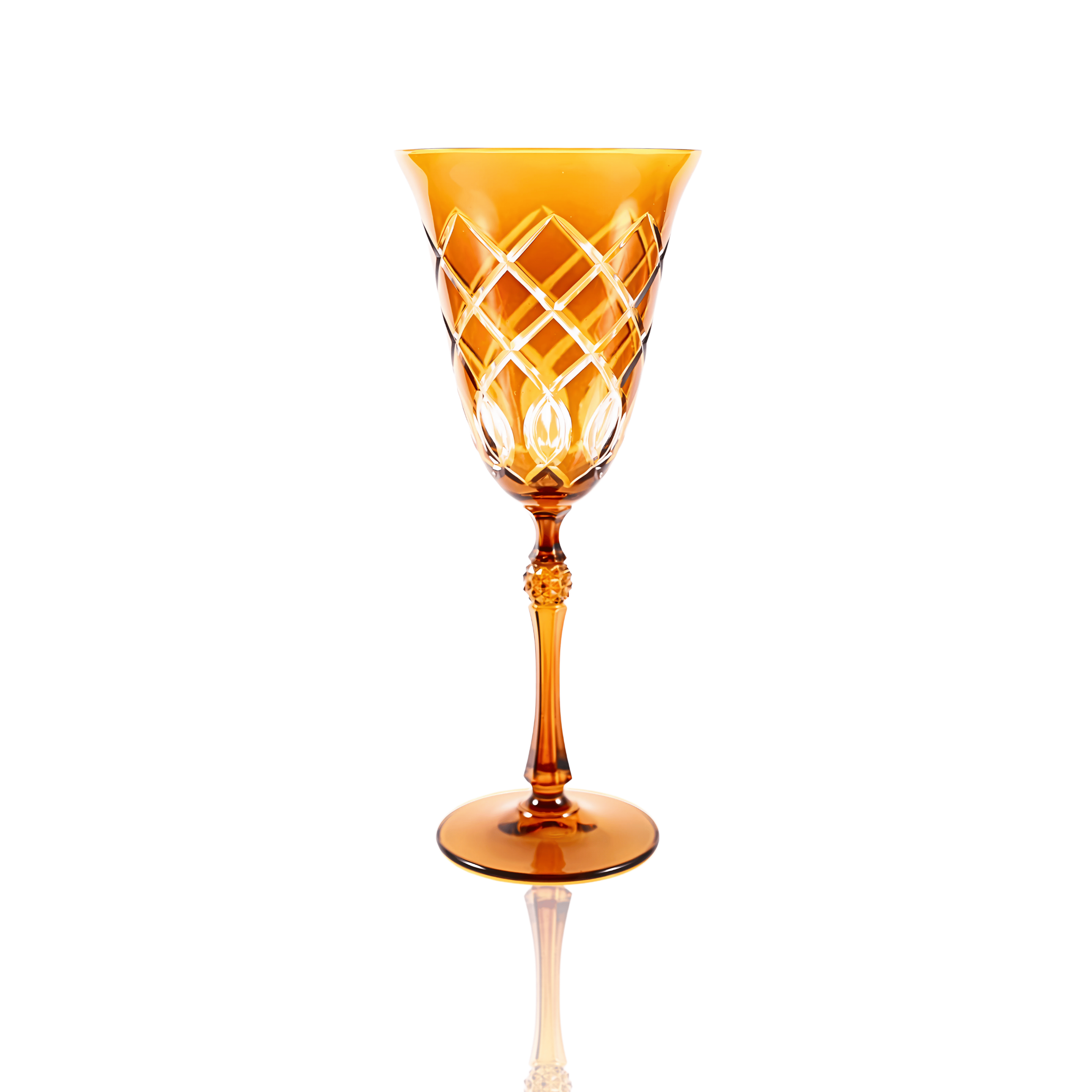 Heritage Wine Glass - Set Of 2 - Margerie Crystal USA